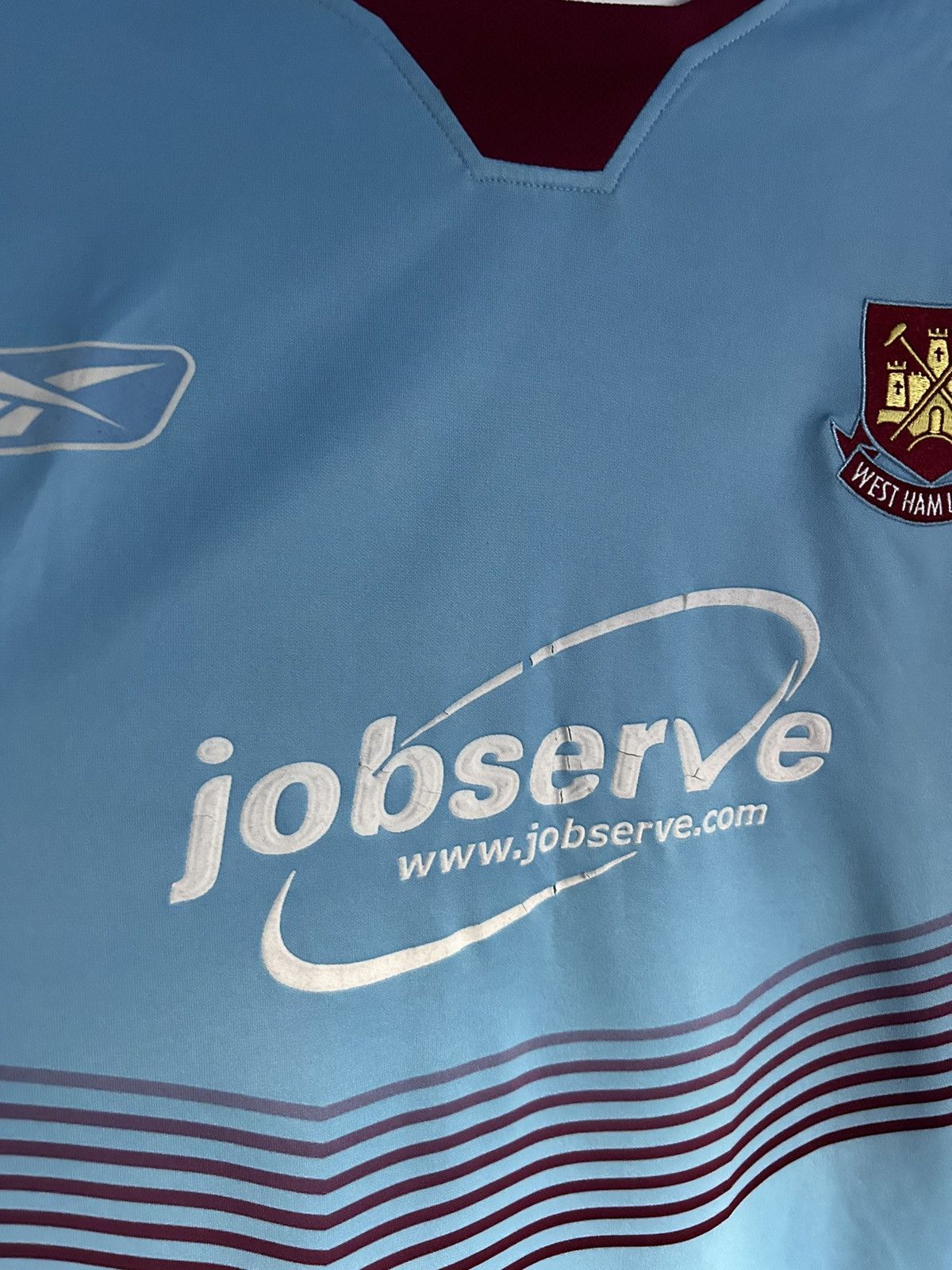 Reebok × Vintage West Ham united away 2004-06 reebok soccer jersey Size US XL / EU 56 / 4 - 3 Thumbnail