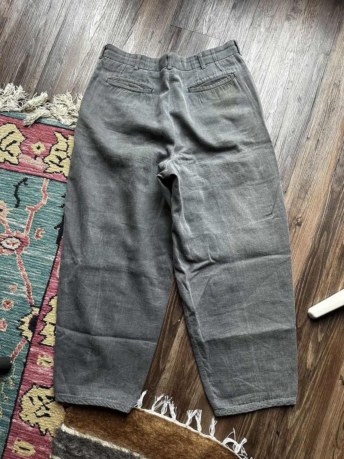 Comme des Garcons Homme Plus Balloon Cut Cotton Pants Size US 31 - 2 Thumbnail