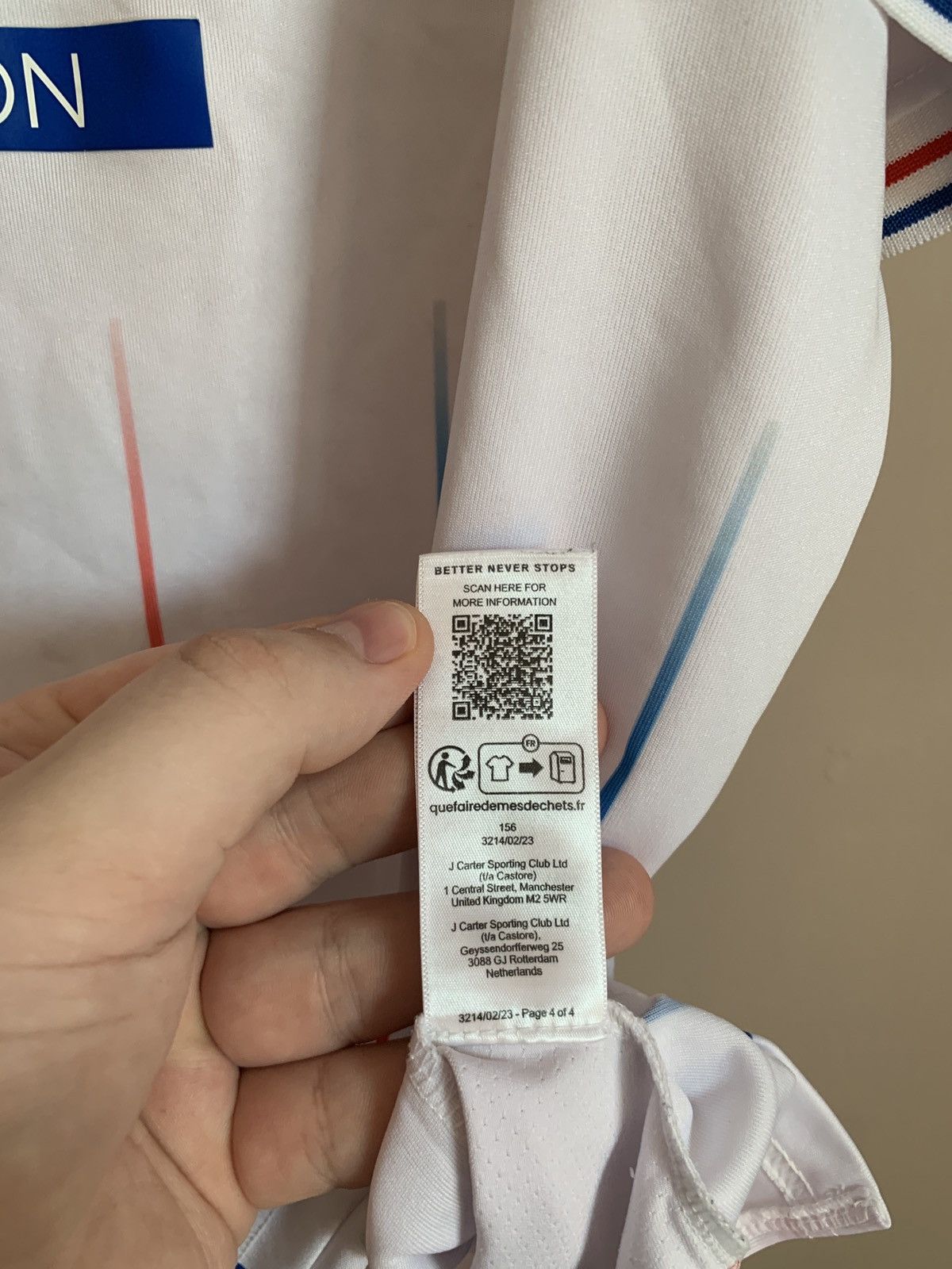 Other Glasgow Rangers Away Football Shirt Castore Soccer Sz 3XL Size US XXL / EU 58 / 5 - 14 Thumbnail