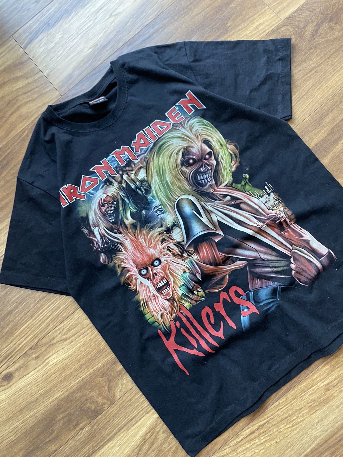 Band Tees × Iron Maiden × Vintage T-Shirt Iron Maiden Vintage,Hype,Merch Size US XL / EU 56 / 4 - 2 Thumbnail