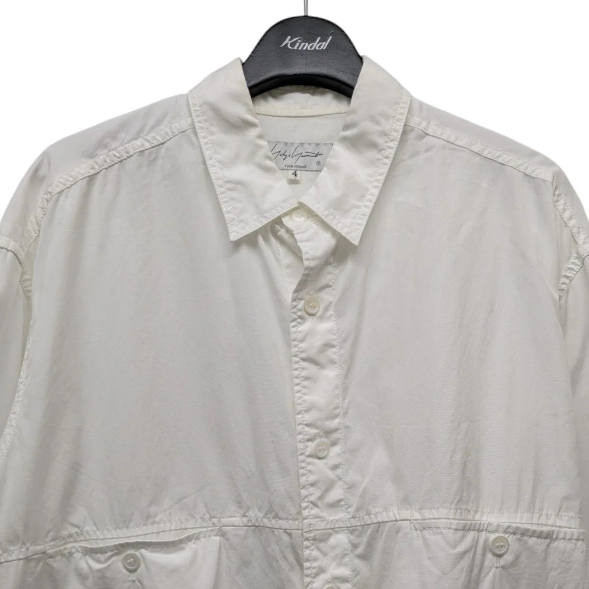Yohji Yamamoto Yohji Yamamoto pour homme broad length shirt Size US XL / EU 56 / 4 - 3 Thumbnail