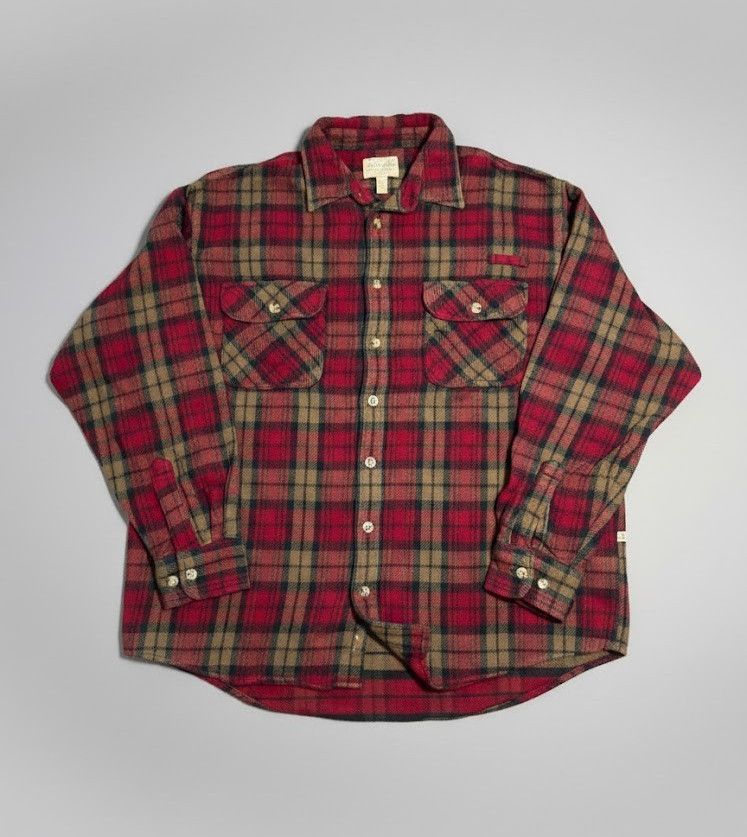 Vintage Vintage Flannel Shirt Heavyweight Plaid XL Size US XL / EU 56 / 4 - 1 Thumbnail