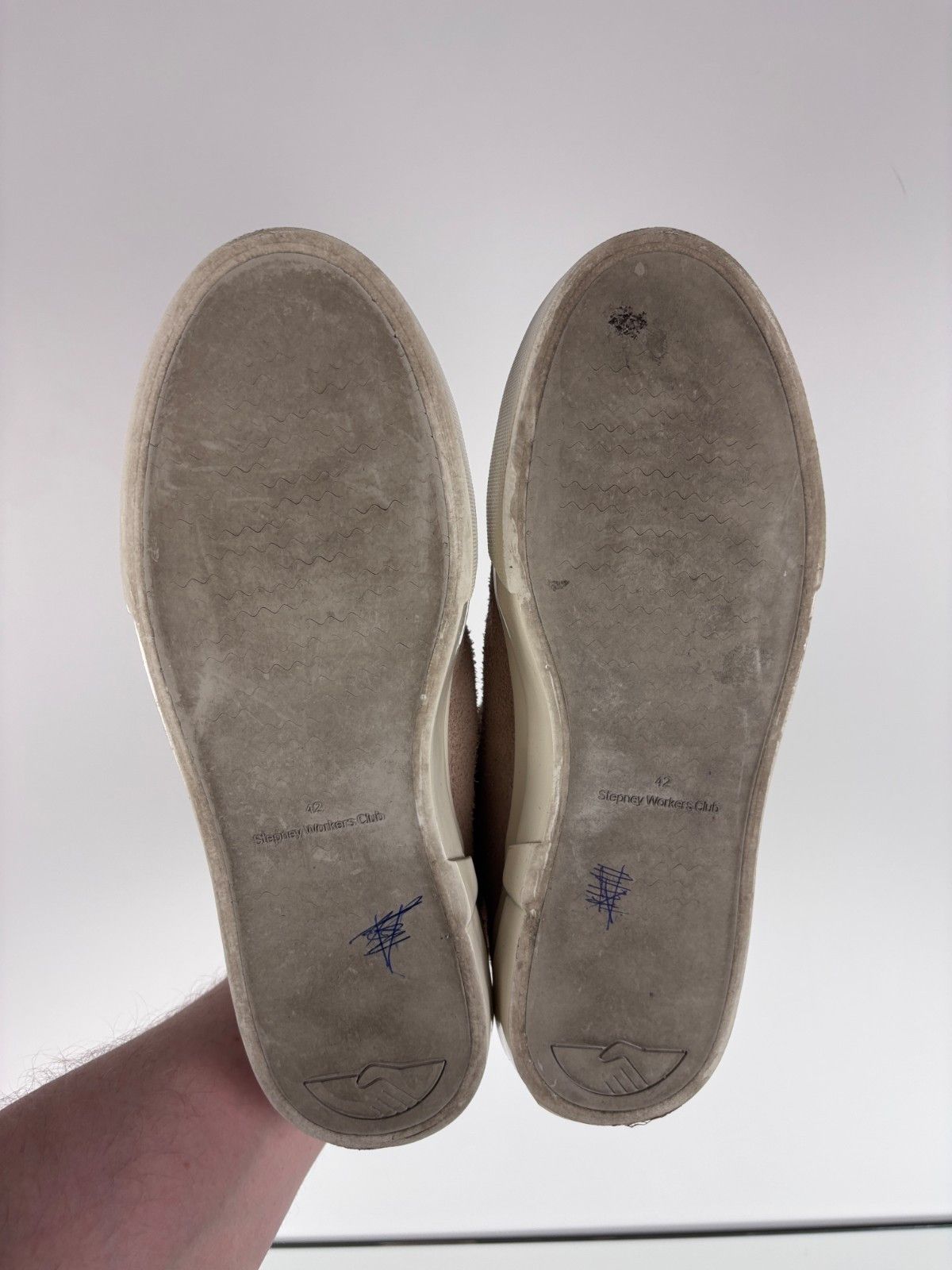 Stepney Workers Club Stepney Workers Club SWC Suede High Sneakers Pink Shoes US 9 Size US 9 / EU 42 - 6 Thumbnail