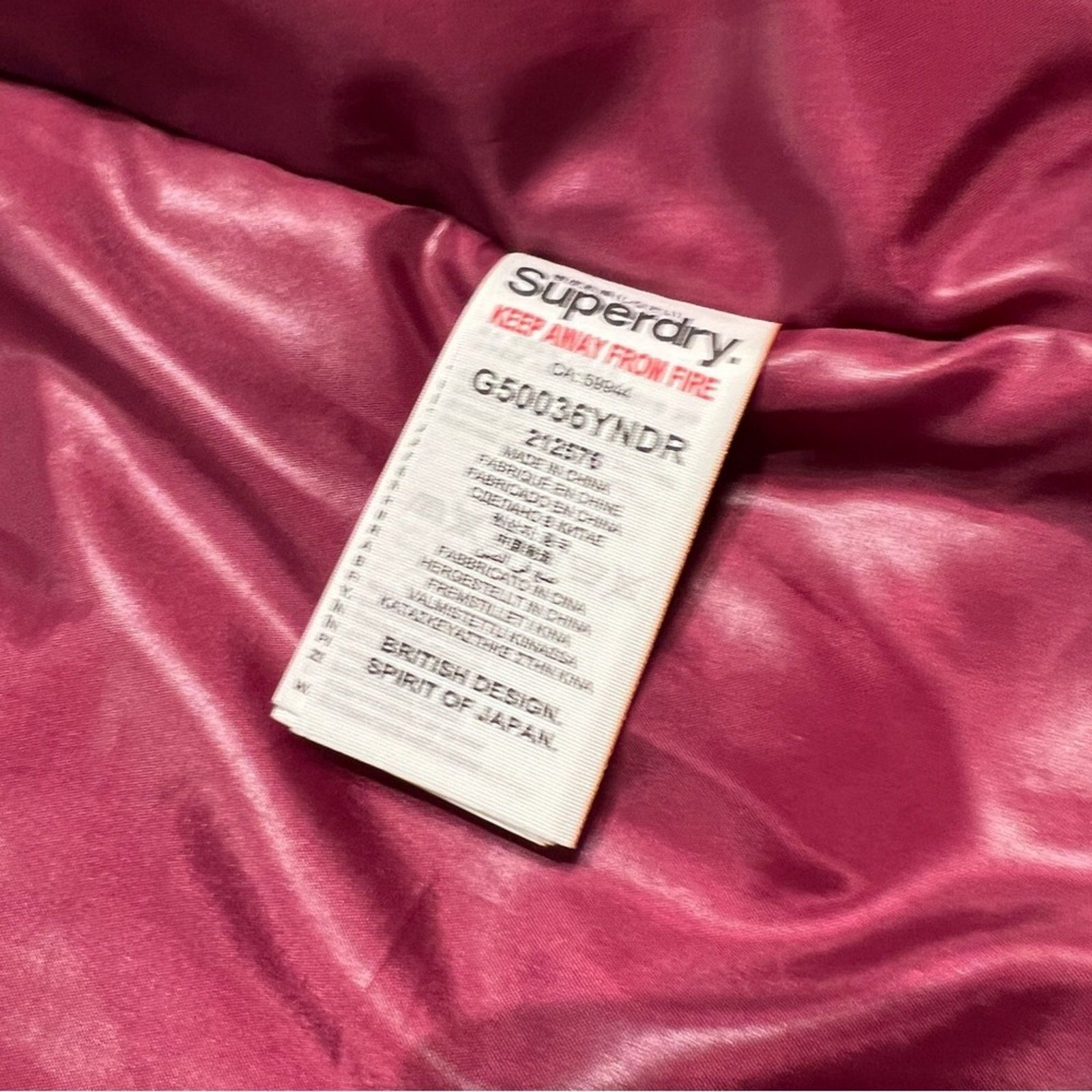 Superdry Superdry Women’s Medium Microfibre The Windparka Jacket Size M / US 6-8 / IT 42-44 - 9 Thumbnail