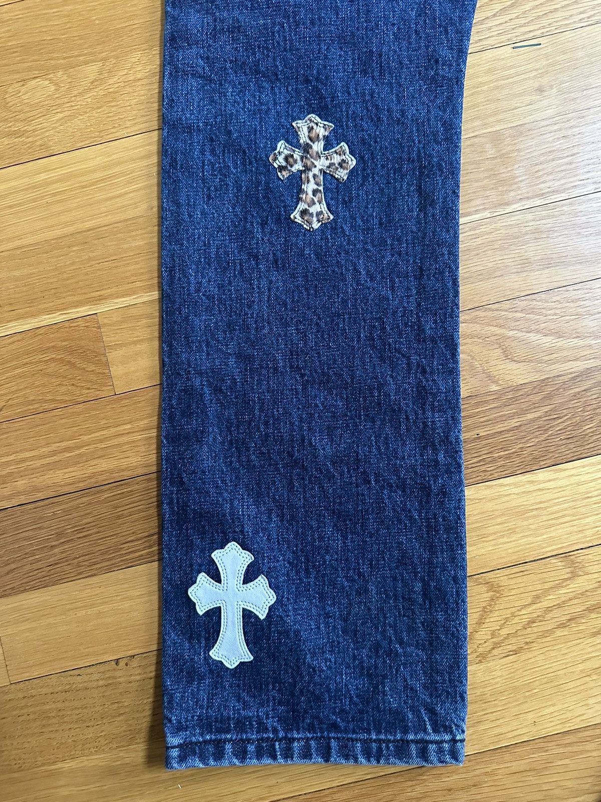 Chrome Hearts Custom Cross patch denim 1/1 special order Size US 29 - 15 Thumbnail