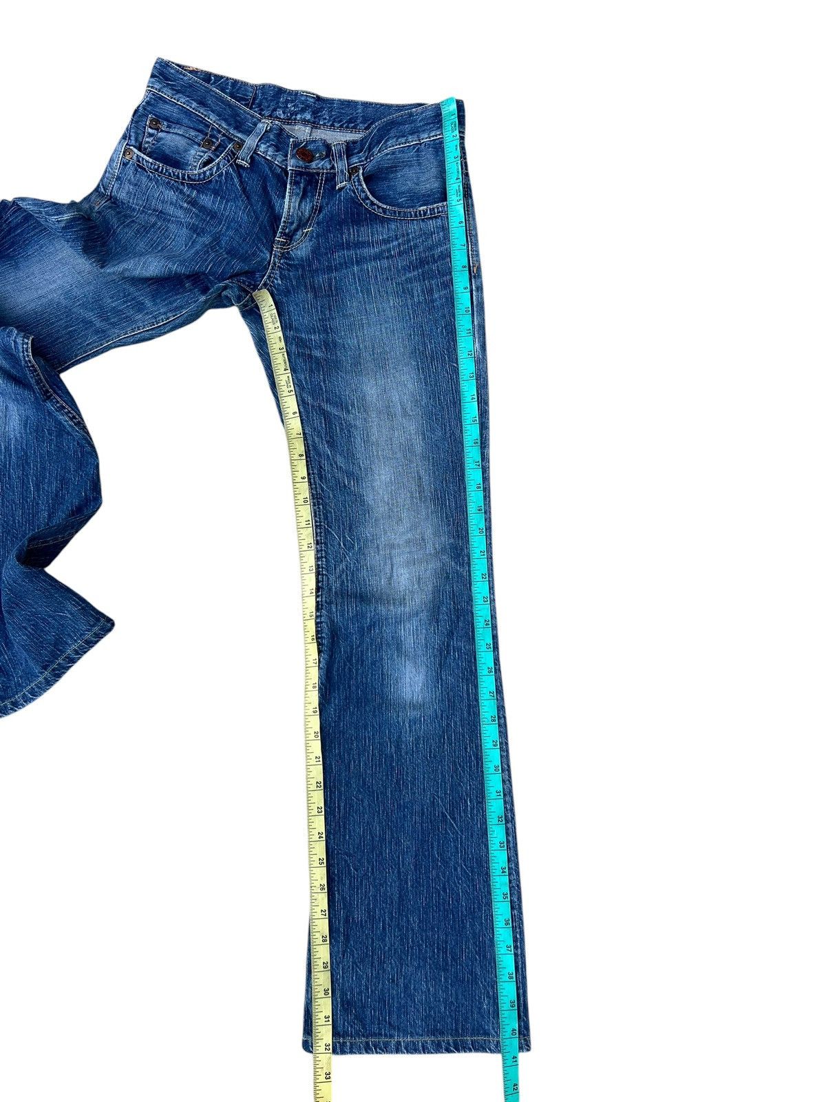Edwin Vintage Y2K Edwin Made in Japan 503 Faded Denim Flare Jeans Size US 29 - 4 Thumbnail