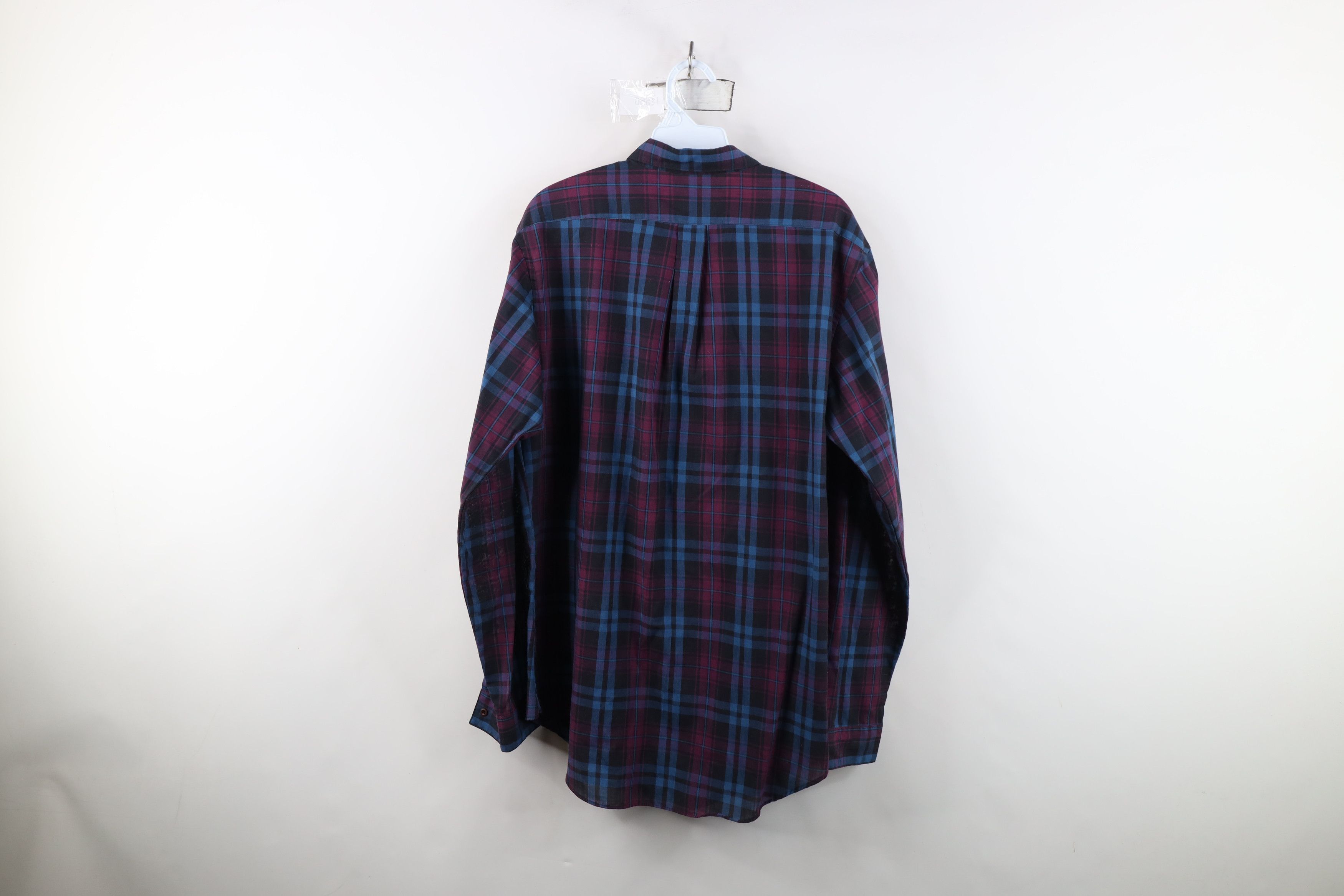 Levi's Vintage 80s Levis Thin Collared Button Down Shirt Plaid Size US L / EU 52-54 / 3 - 9 Thumbnail