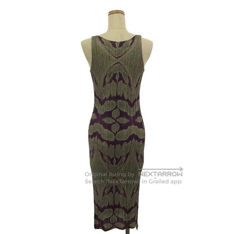 Issey Miyake Issey Miyake Green Dress Size M / US 6-8 / IT 42-44 - 2 Thumbnail