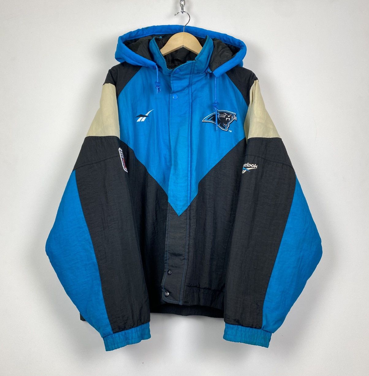 Vintage Pro Line Reebok NFL Carolina Panthers Zip Up Jacket