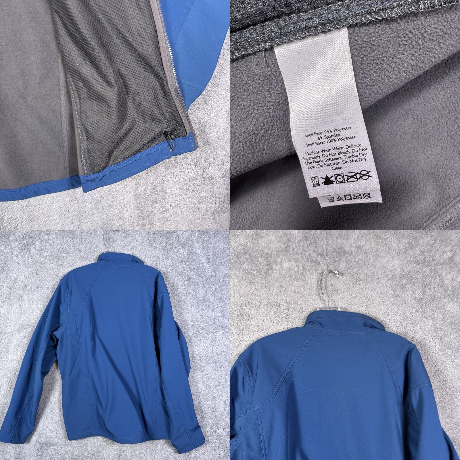 Eddie Bauer Eddie Bauer Jacket Mens XLT XL Tall Blue Softshell Full Zip Fleece Lined Tech Windbreaker Outdoor Hiking Size US XL / EU 56 / 4 - 8 Thumbnail