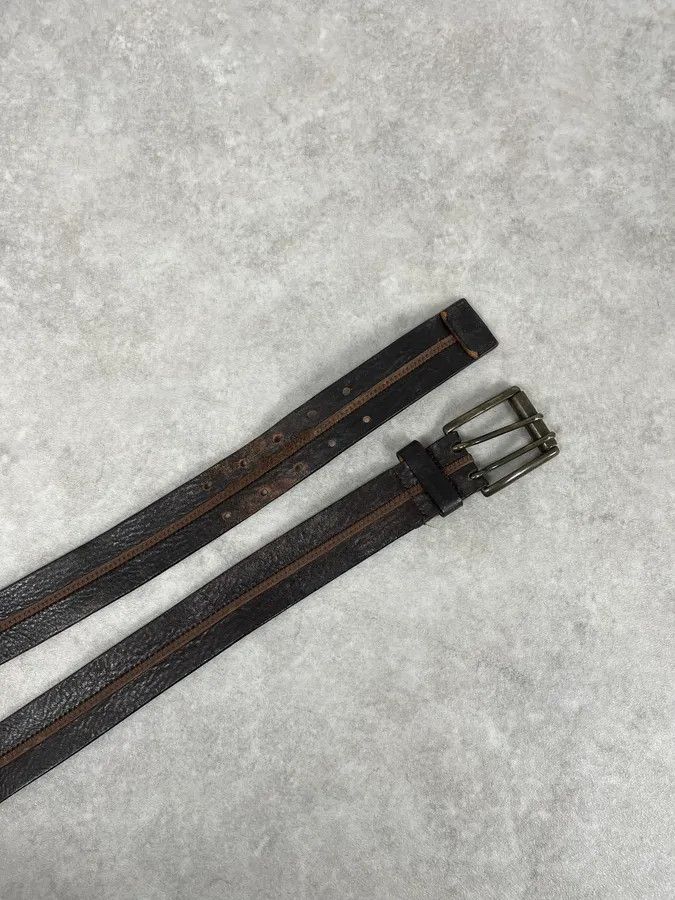 Dolce & Gabbana 2000s Dolce & Gabbana Archive Brown Leather Belt Size ONE SIZE - 3 Thumbnail