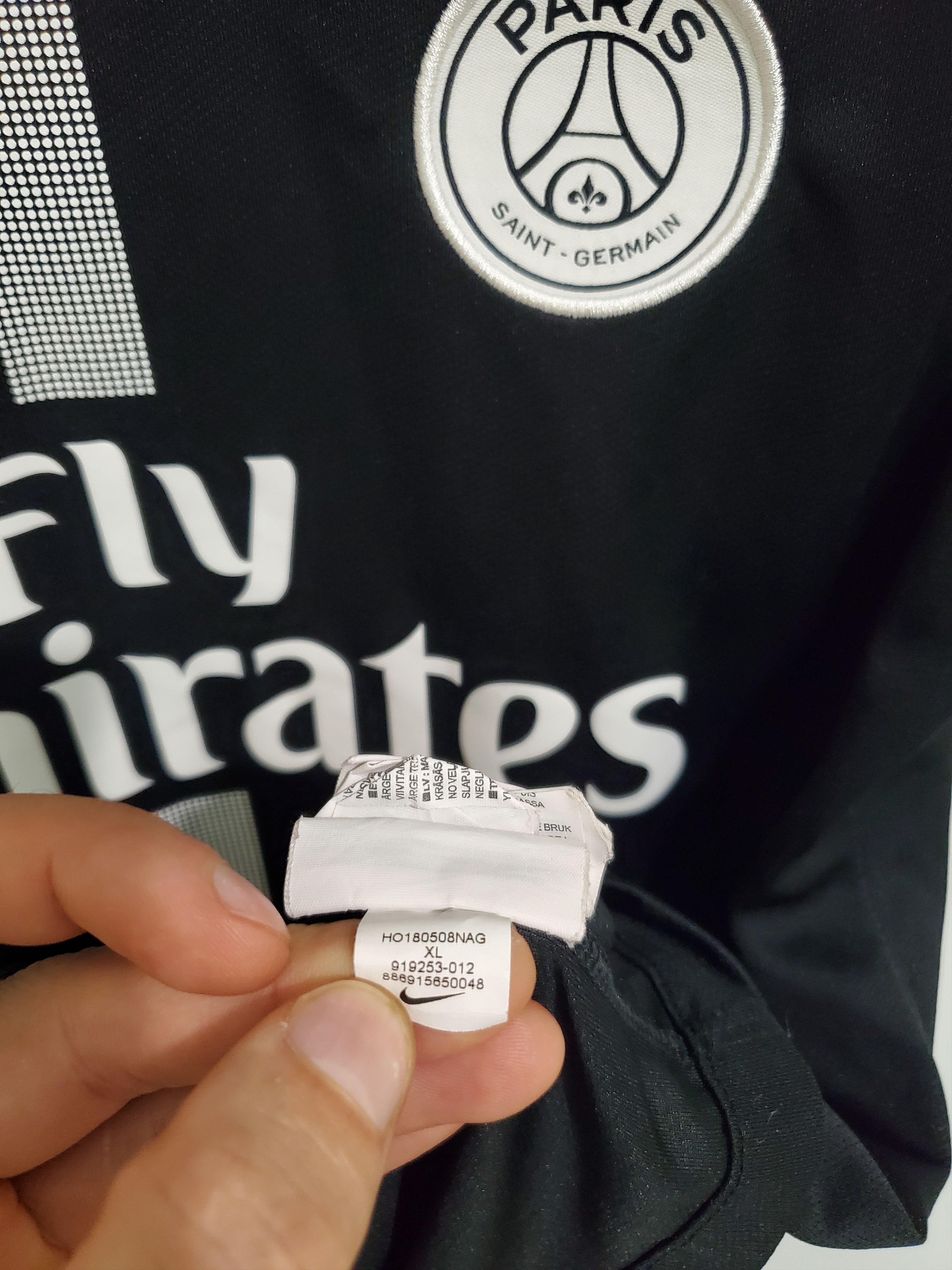 Jordan Brand 2018-2019 Paris Saint Germain Jordan Jersey Boys Xl Size US XXS / EU 40 - 5 Thumbnail