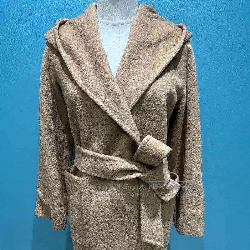 Max Mara MaxMara Brown Alpaca Wool Coat for Women . Size S / US 4 / IT 40 - 2 Thumbnail