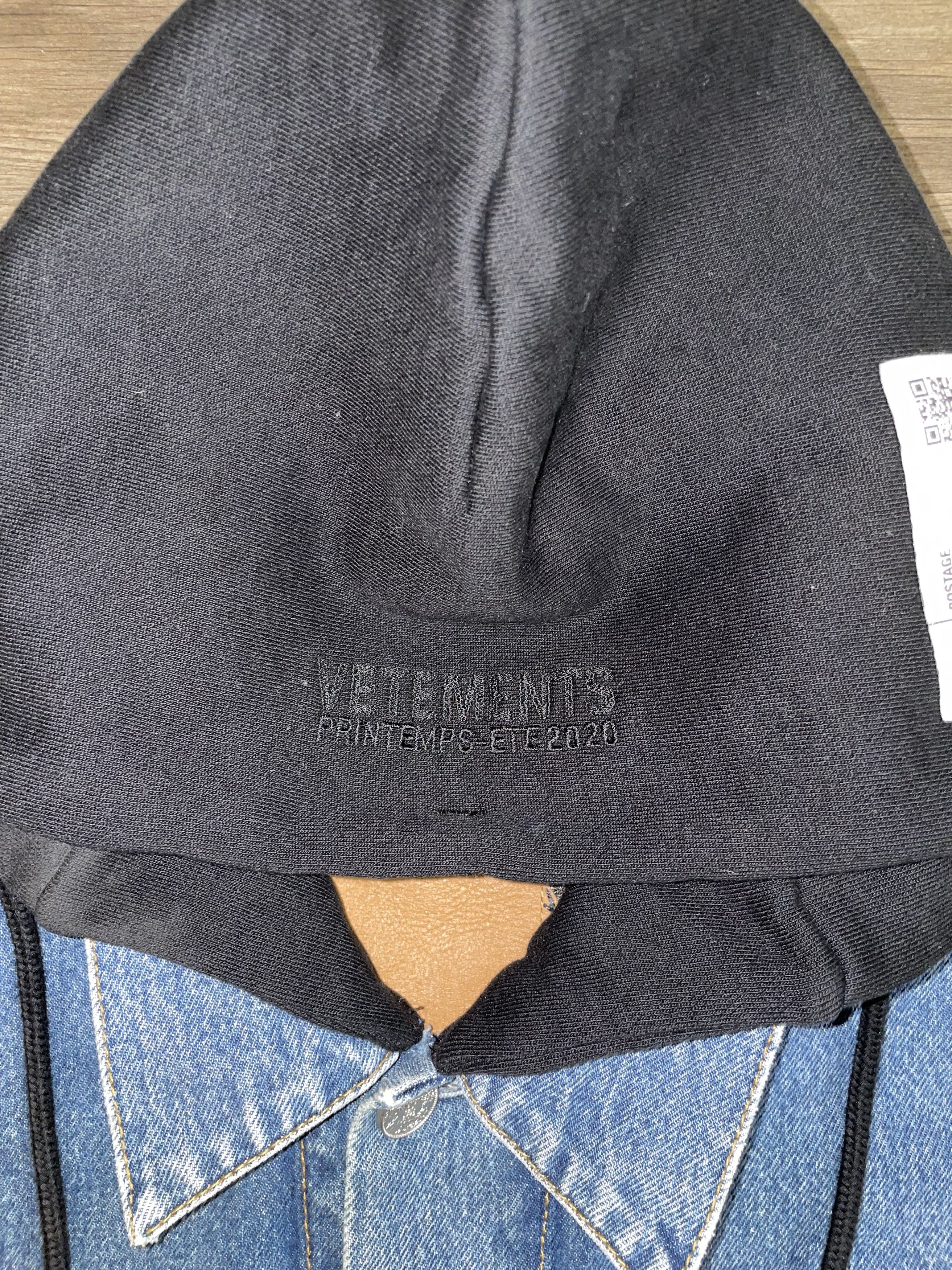 Vetements Vetements Hooded Denim Jacket Size US M / EU 48-50 / 2 - 2 Thumbnail