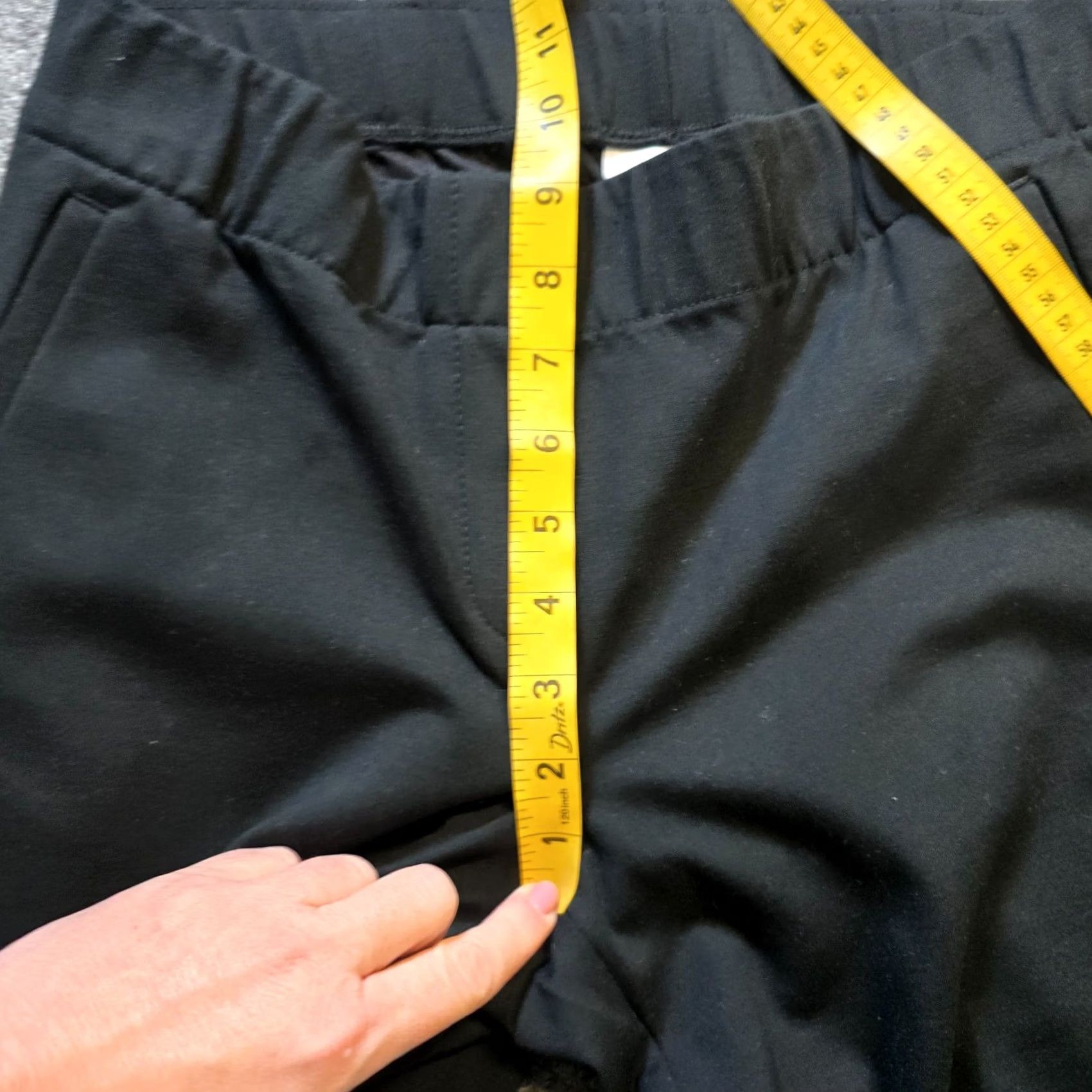 J. Jill J Jill Pants Womens Small Petite Black Ponte Slim Leg Stretch Pull On Tapered Leg Size 28" / US 6 / IT 42 - 6 Thumbnail