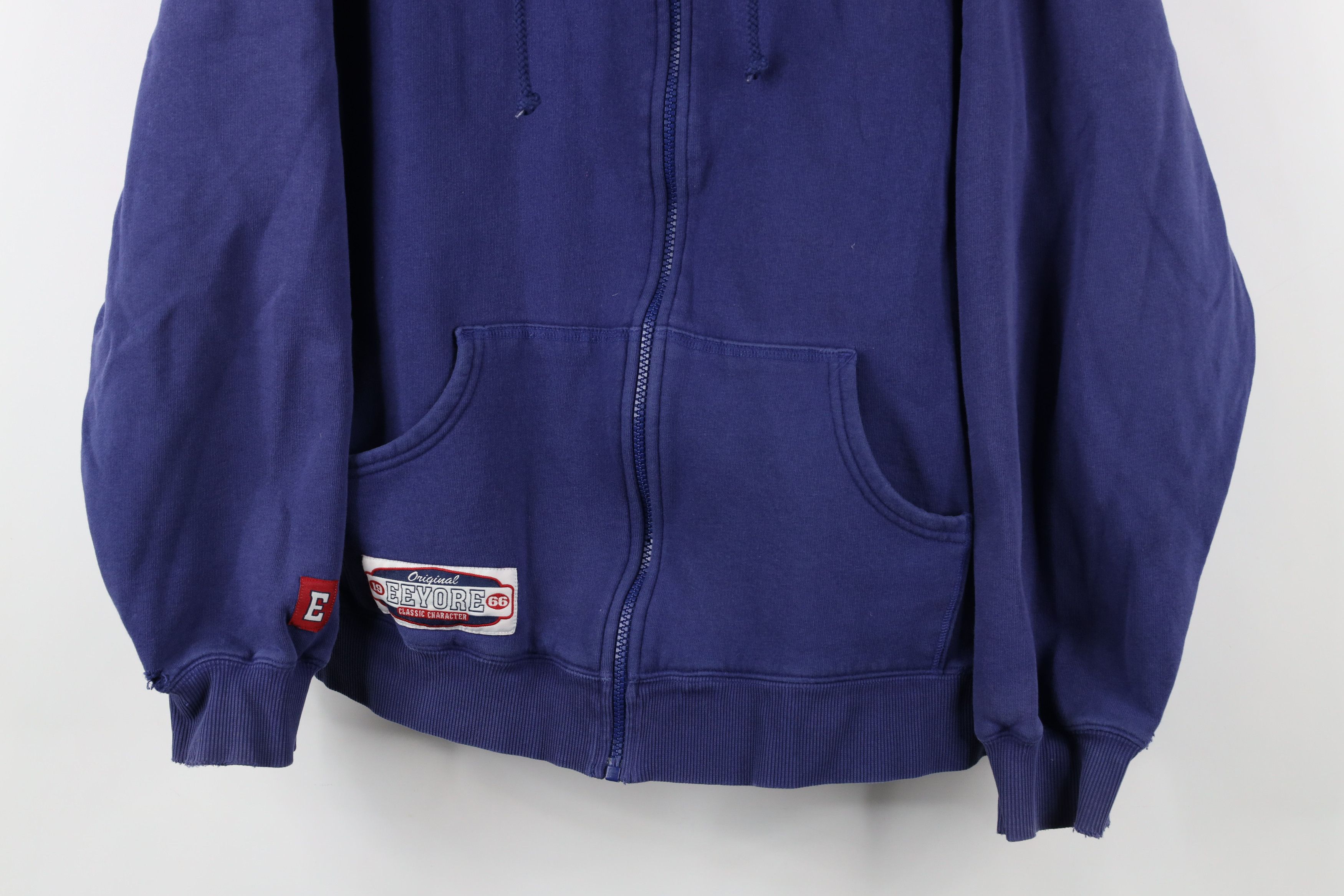 Disney × Vintage Vintage 90s Disney Winnie the Pooh Eeyore Full Zip Hoodie Size S / US 4 / IT 40 - 3 Thumbnail