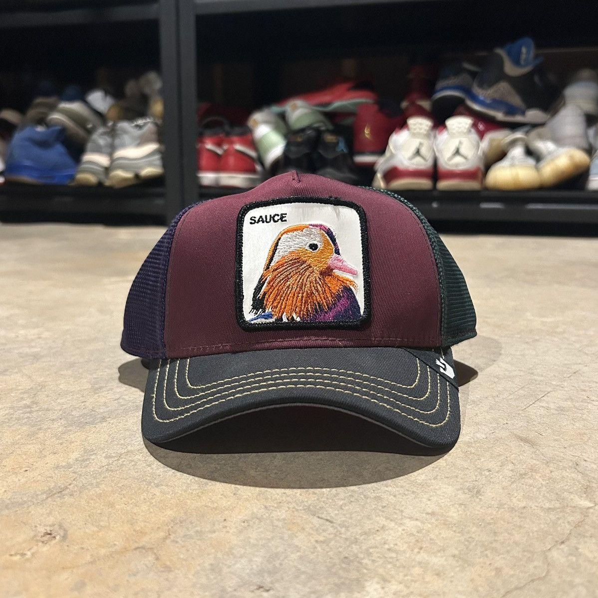 Brand New Goorin Bros “Sauce” Colorblock Trucker Hat Rare