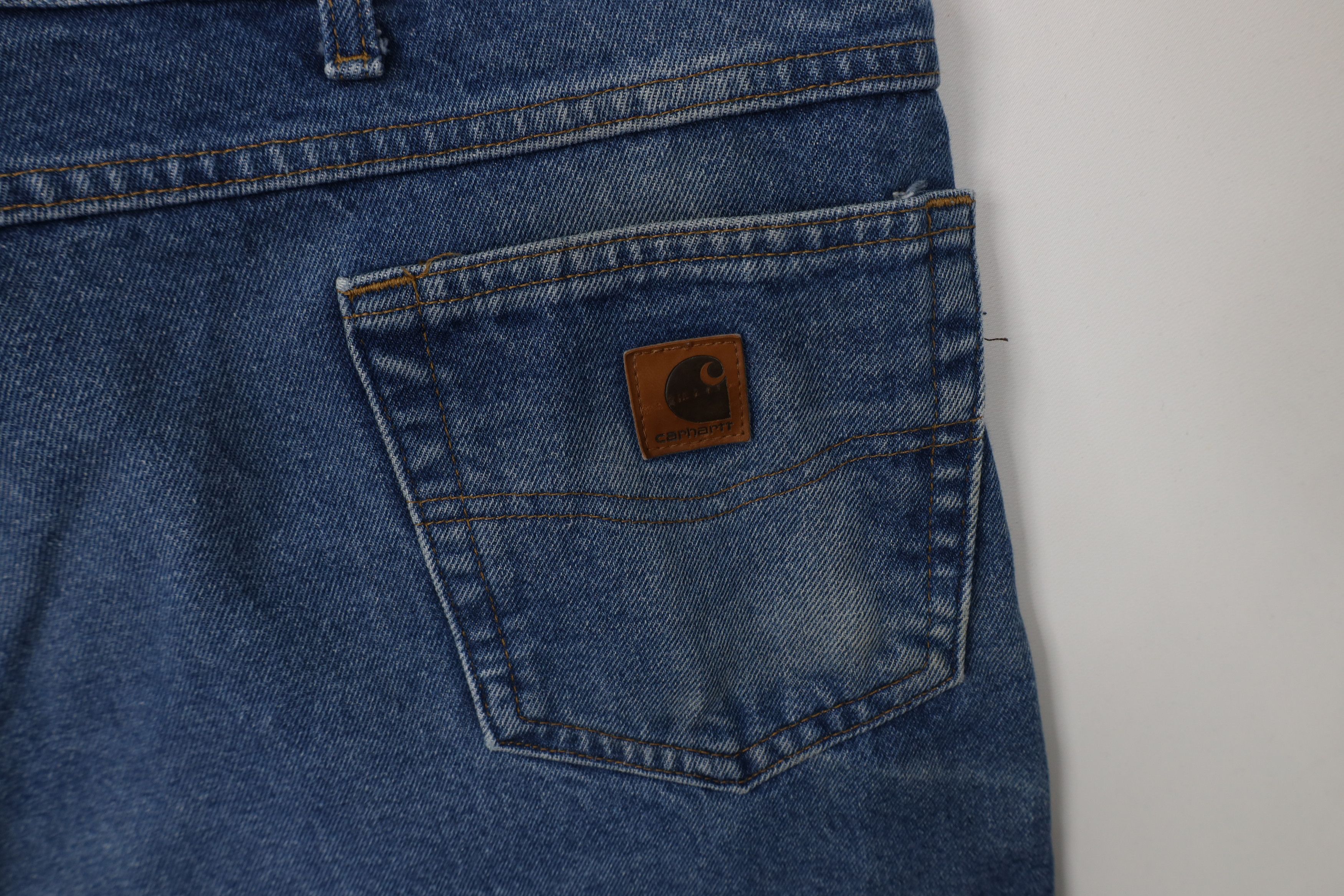 Carhartt Vintage Y2K Carhartt Relaxed Fit Wide Leg Denim Jeans Blue Size US 44 / EU 60 - 13 Thumbnail