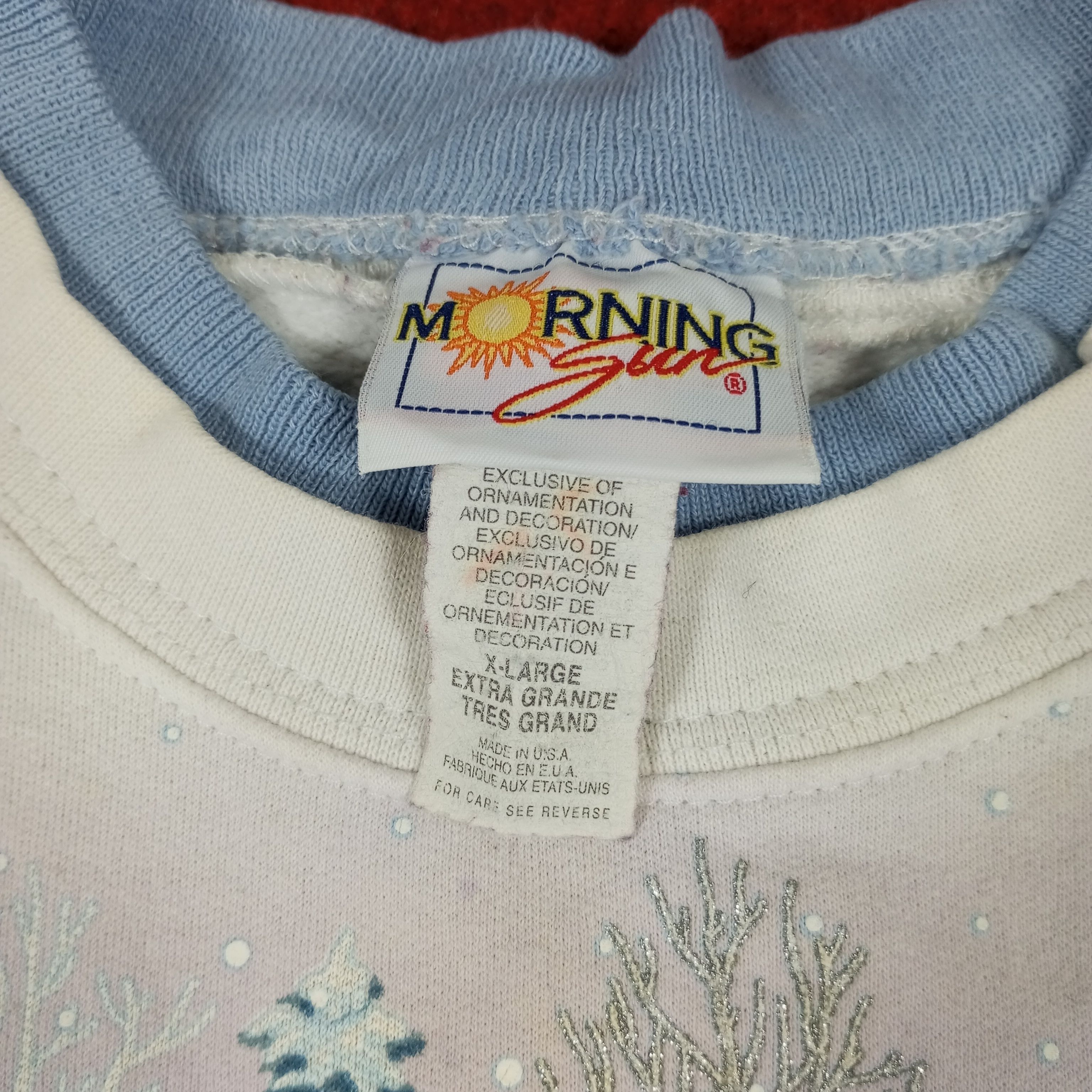 Vintage Morning Sun Winter Style Nice Design Vintage Sweatshirt Size US XL / EU 56 / 4 - 7 Thumbnail