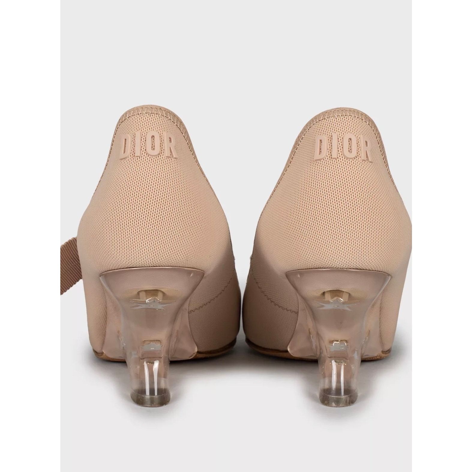 Dior Christian Dior Beige Lace-Up Heels Size 35.5 Size US 4.5 / IT 34.5 - 4 Thumbnail