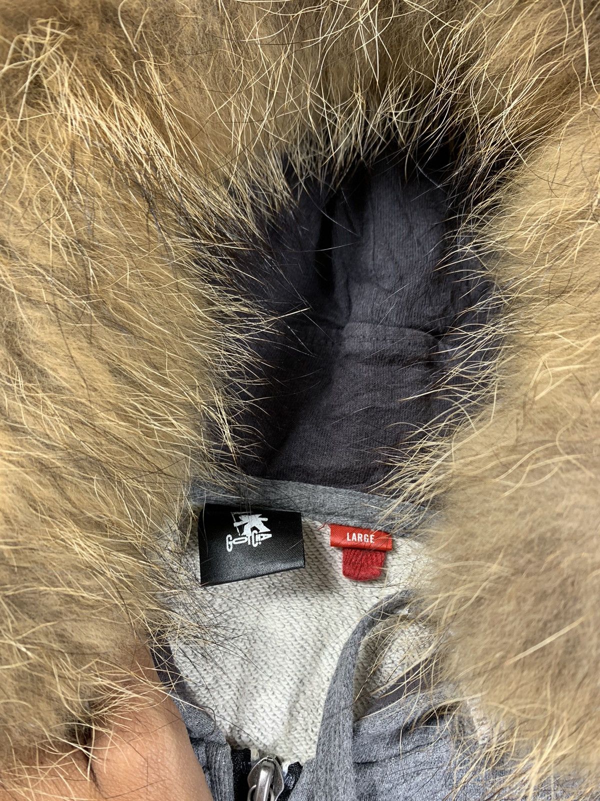 Hysteric Glamour Gotcha Poem Faux Fur Zip Hoodie Jacket ifsixwasnin lgb style Size US M / EU 48-50 / 2 - 4 Thumbnail