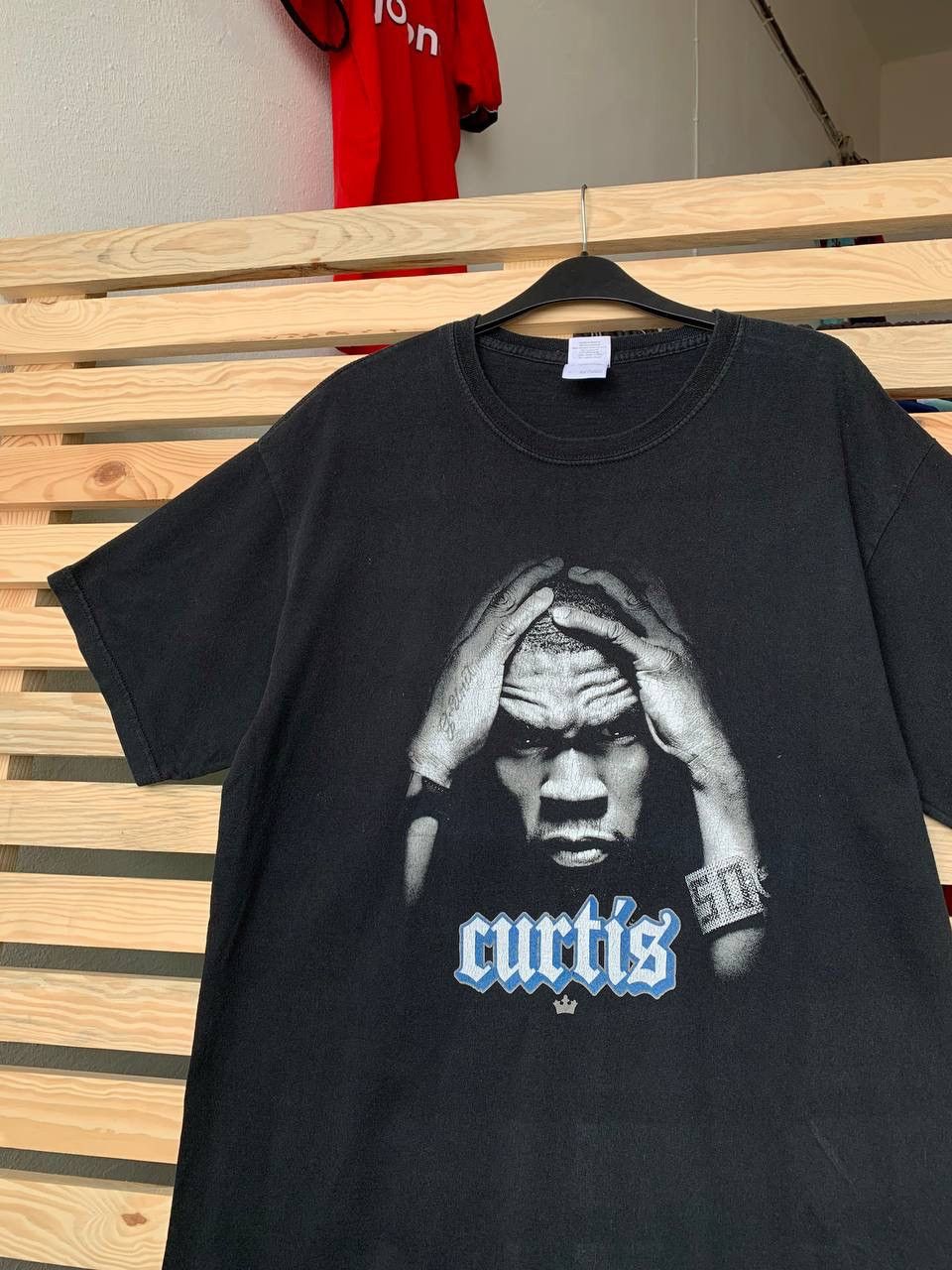 50 Cent × Rap Tees × Vintage Vintage 50 Cent Curtis 2007 Tour Tee Size US L / EU 52-54 / 3 - 2 Thumbnail