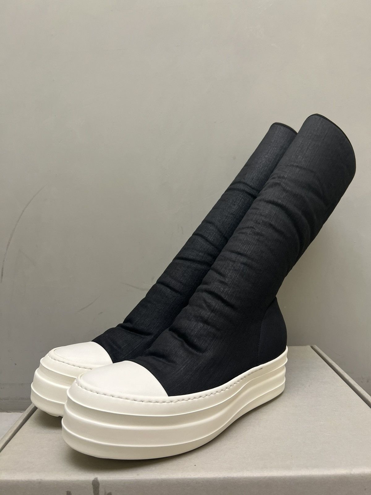 スニーカー Drkshdw By Rick Owens High Sock Sneakers Rick Owens DRKSHDW High Knee socks Sneakers – Acroera