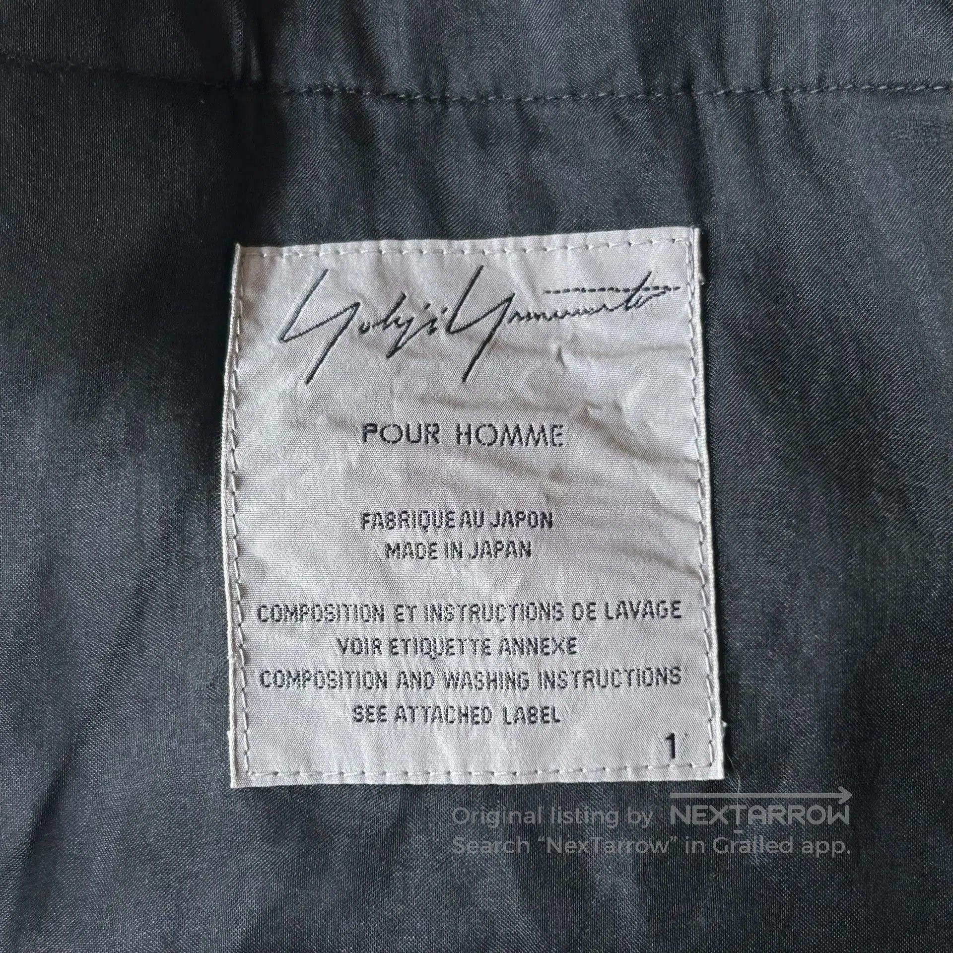 Yohji Yamamoto Yohji Yamamoto 09ss Lace Detail Suit. Size US S / EU 44-46 / 1 - 7 Thumbnail