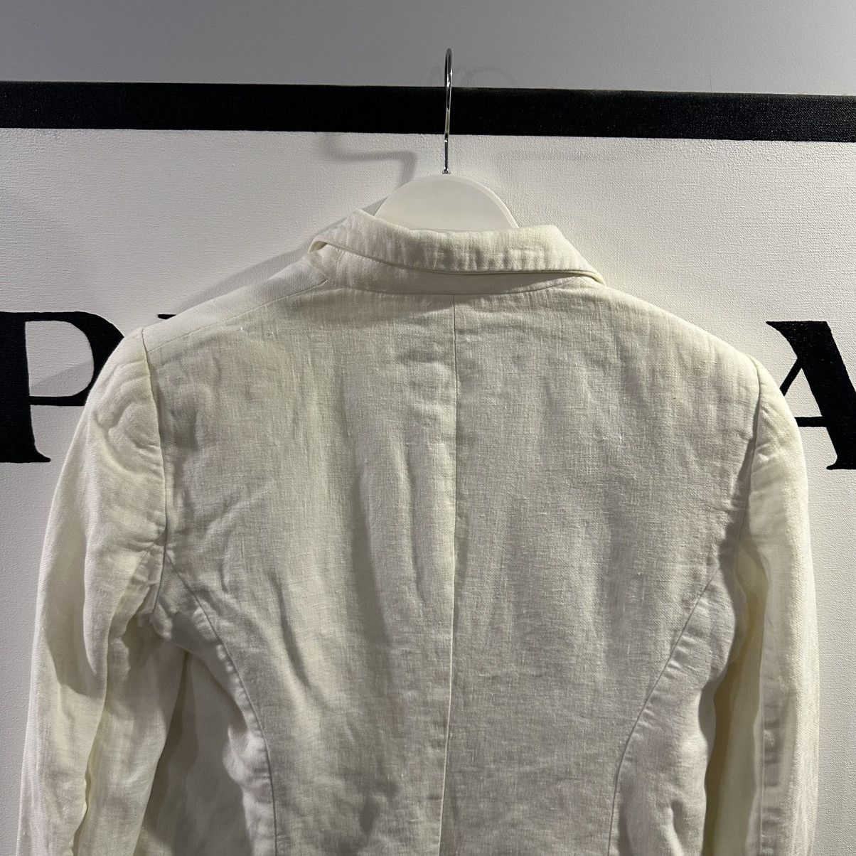 Versace Gianni Versace Women’s White Linen Blazer Size 42 Size M / US 6-8 / IT 42-44 - 9 Thumbnail