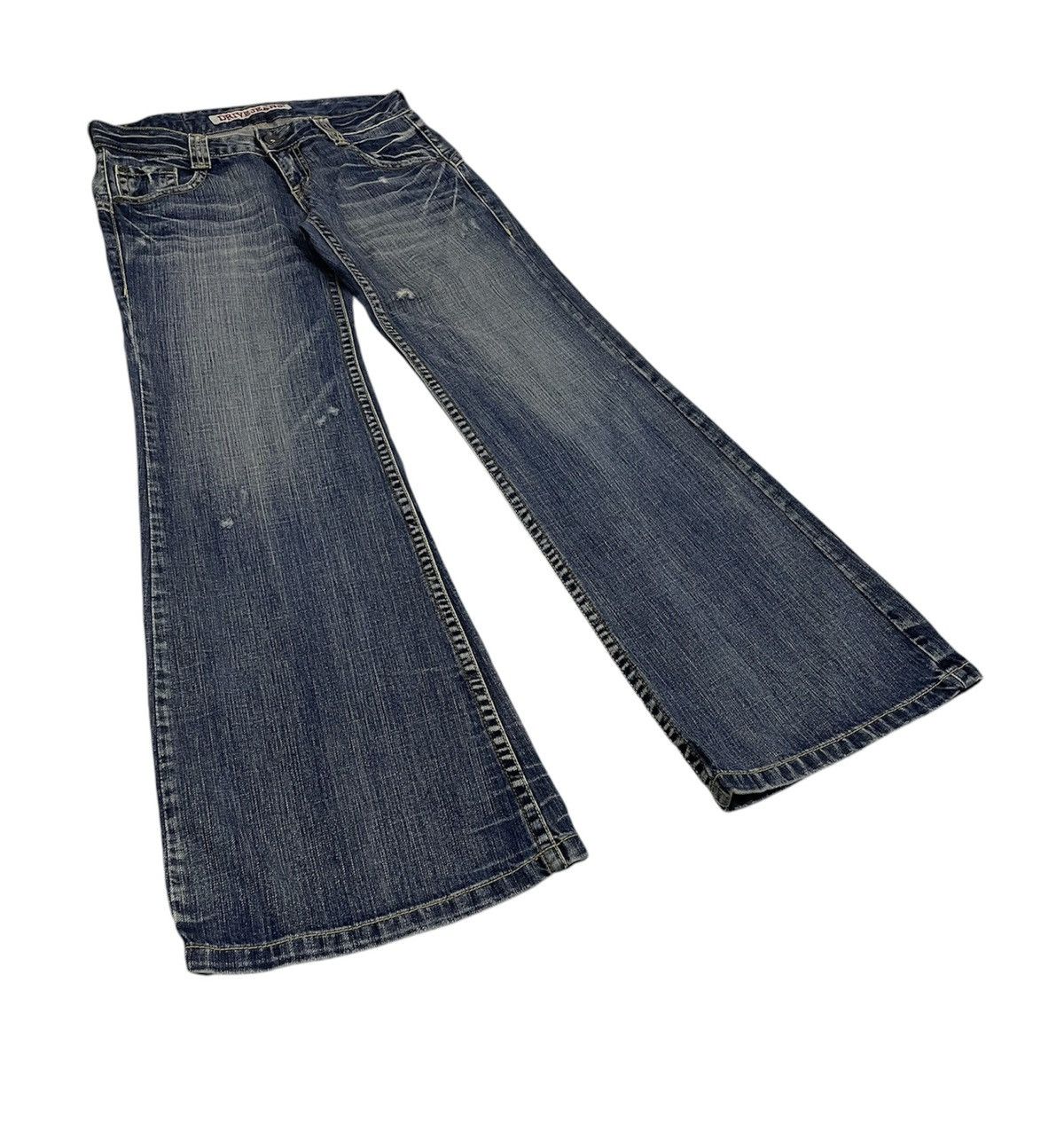 If Six Was Nine × Japanese Brand × Le Grande Bleu (L.G.B.) Drive Jeans Japan Flare Jeans Size US 30 / EU 46 - 4 Thumbnail