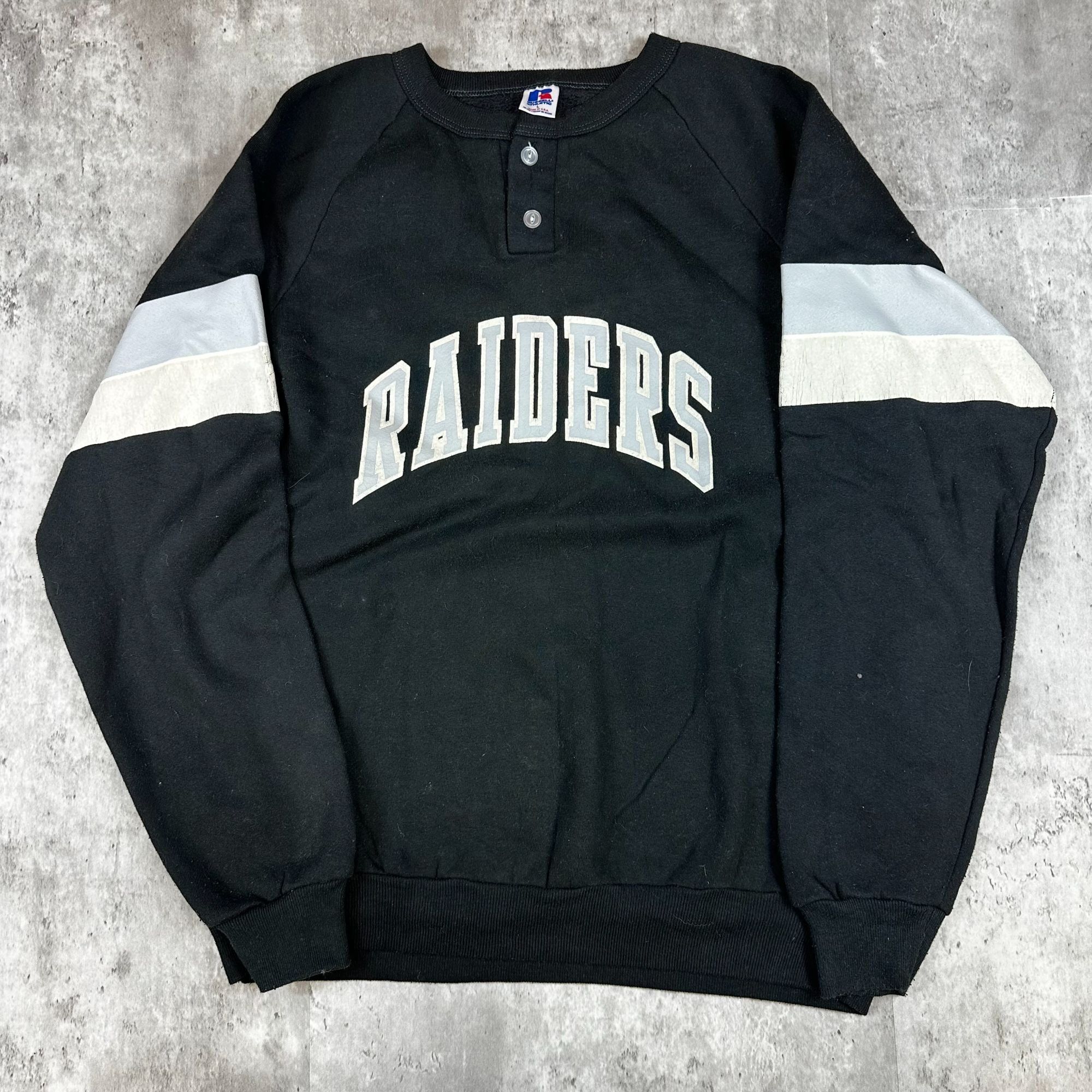Russell Athletic Vintage Russell Athletic Raiders Sweatshirt L Black Pullover Size US L / EU 52-54 / 3 - 1 Thumbnail