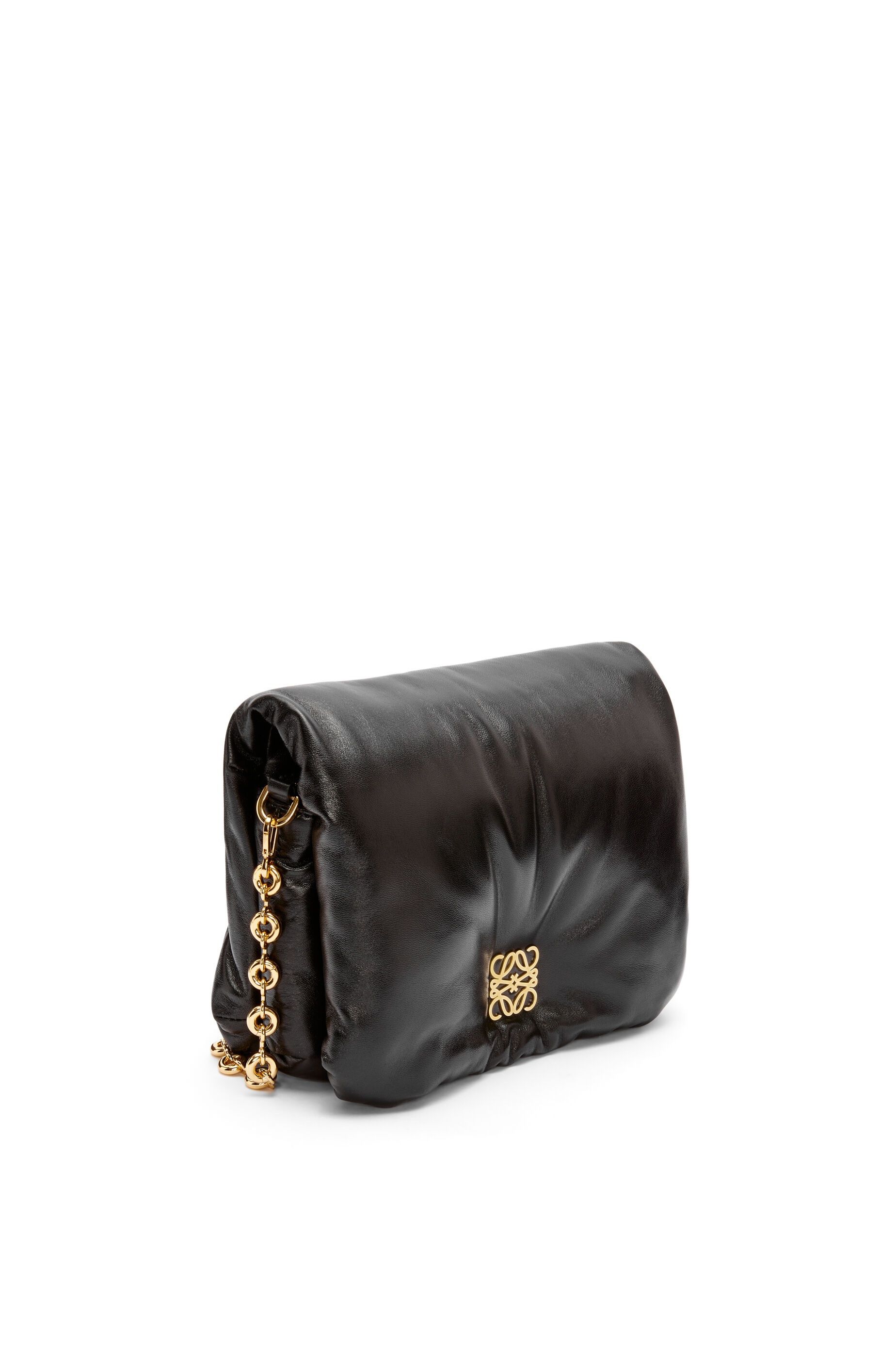 Loewe o1in1g0426 Size: OS/ Goya Puffer Bag in Black Size ONE SIZE - 4 Thumbnail