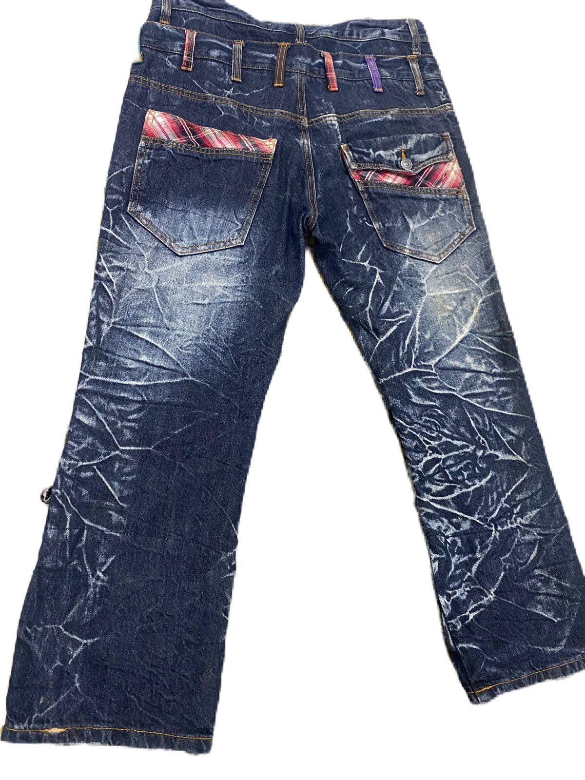 If Six Was Nine NYLAUS ROOT DESIGN DOUBLE WAIST STYLE CROOPED SEDITIONARIES Size US 31 - 3 Thumbnail