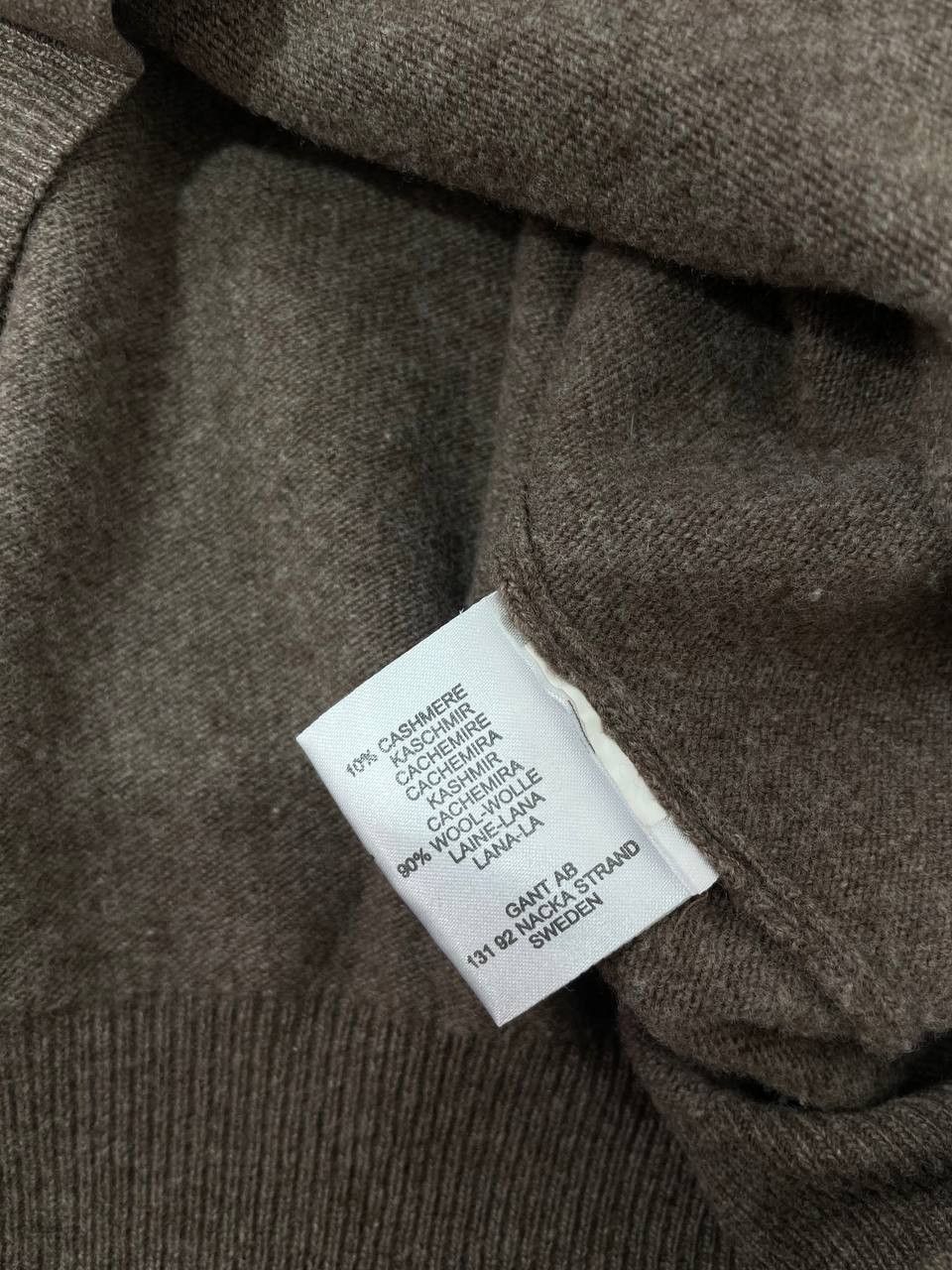 Gant GANT Men's sweater sheep wool, cashmere, size XL Brown Size US XL / EU 56 / 4 - 10 Thumbnail