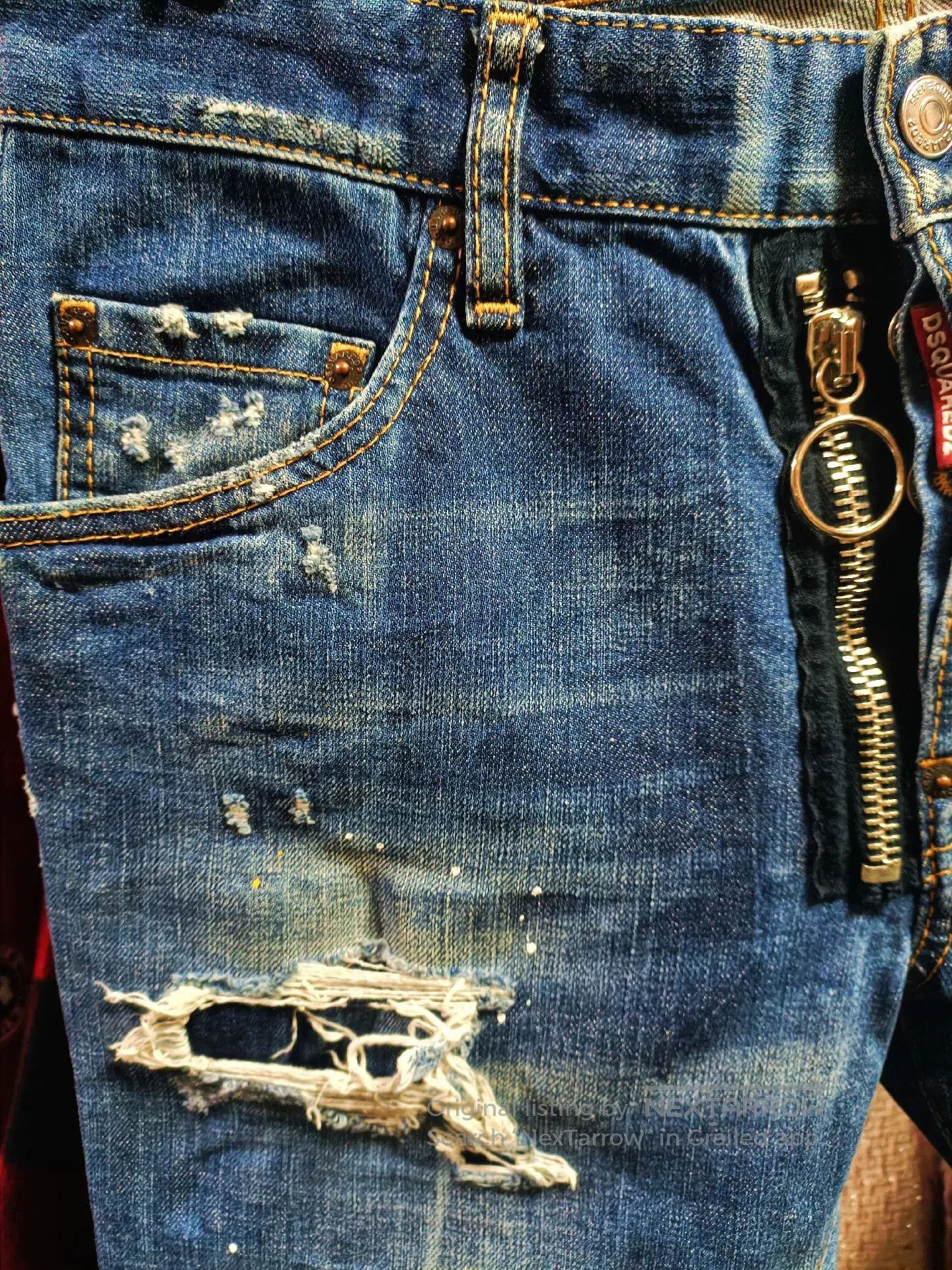 Dsquared2 Dsquared2 Skater Jean with Outer Zip Ring. Size US 30 / EU 46 - 3 Thumbnail