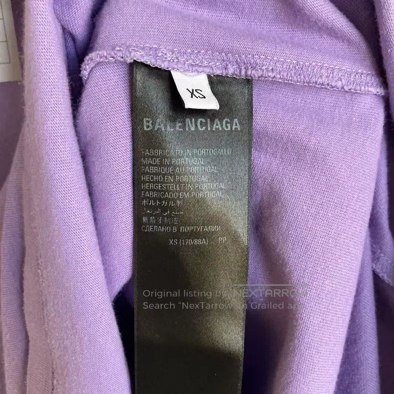 Balenciaga Balenciaga Purple Cola Short Sleeve Size US XS / EU 42 / 0 - 4 Thumbnail