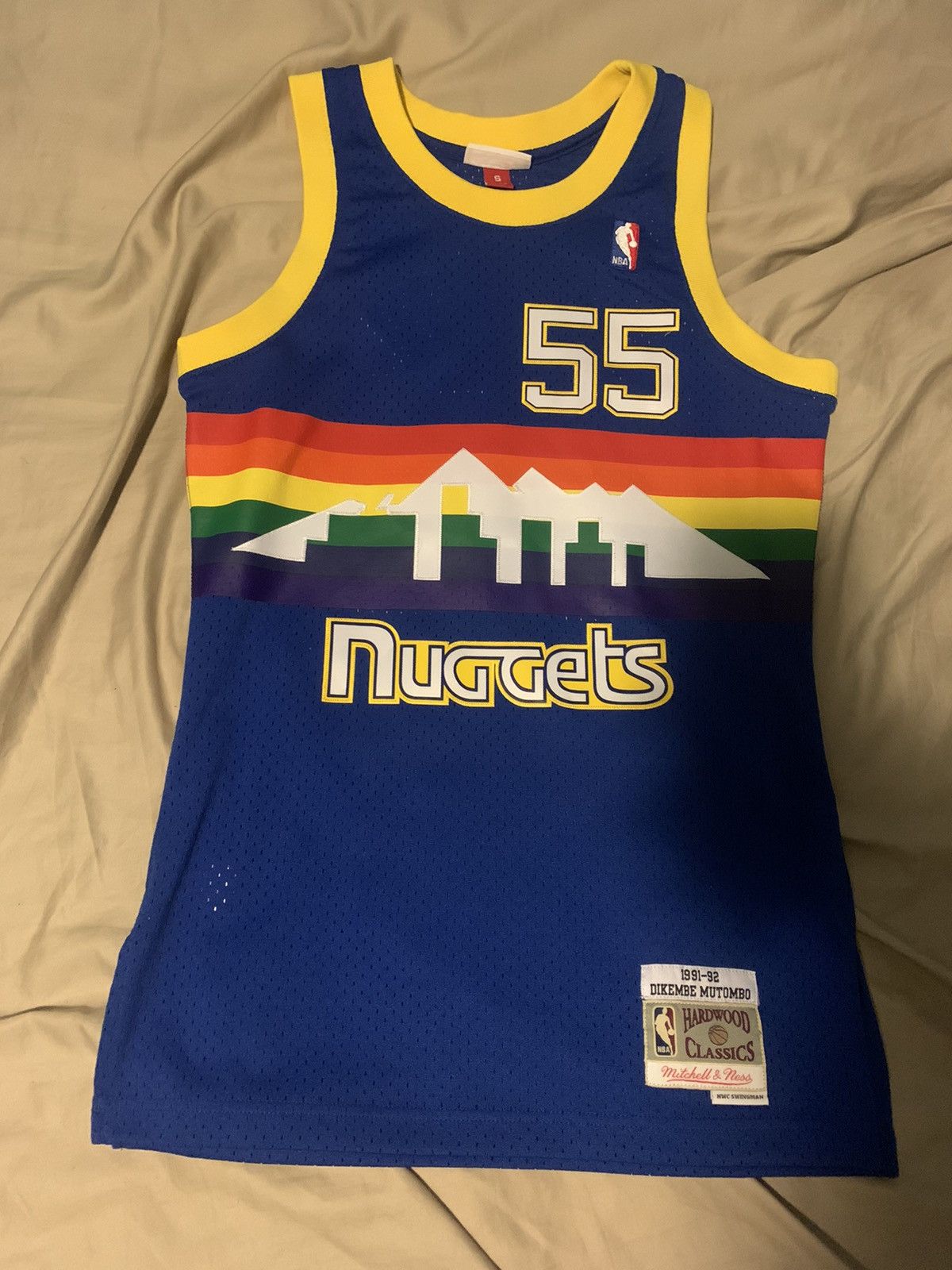 Mitchell & Ness × NBA Mitchell & Ness hardwood classics Dikembe Mutombo jersey Size US S / EU 44-46 / 1 - 1 Thumbnail