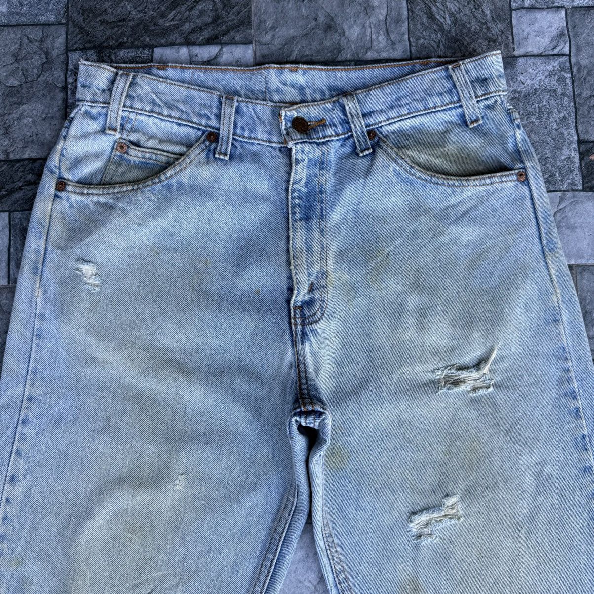 Levi's Vintage Clothing Vintage 97' Levi's 550 Orange Tag Faded Rusty Denim Jean Size US 33 - 2 Thumbnail