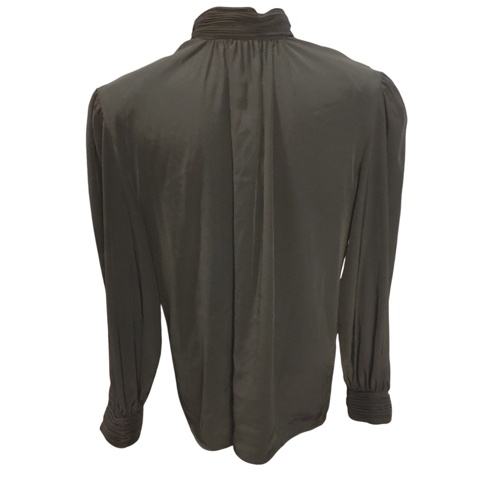 Other TotonKo Sport Women's 12 Black 3/4 Bttn Long Sleeve Blouse Size XL / US 12-14 / IT 48-50 - 2 Thumbnail