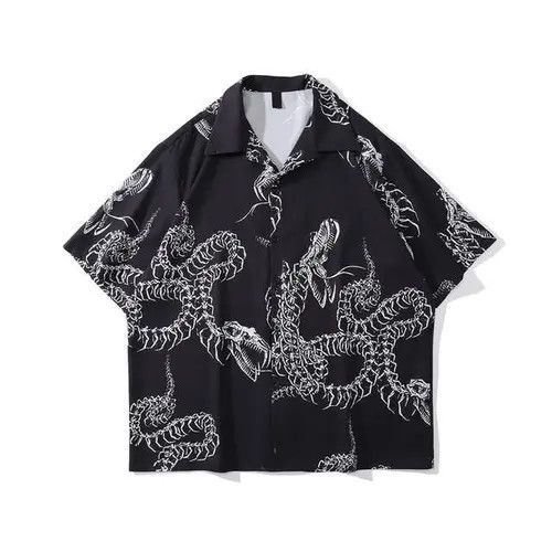 Japanese Brand Skeleton Dragon Shirt Size US M / EU 48-50 / 2 - 3 Thumbnail