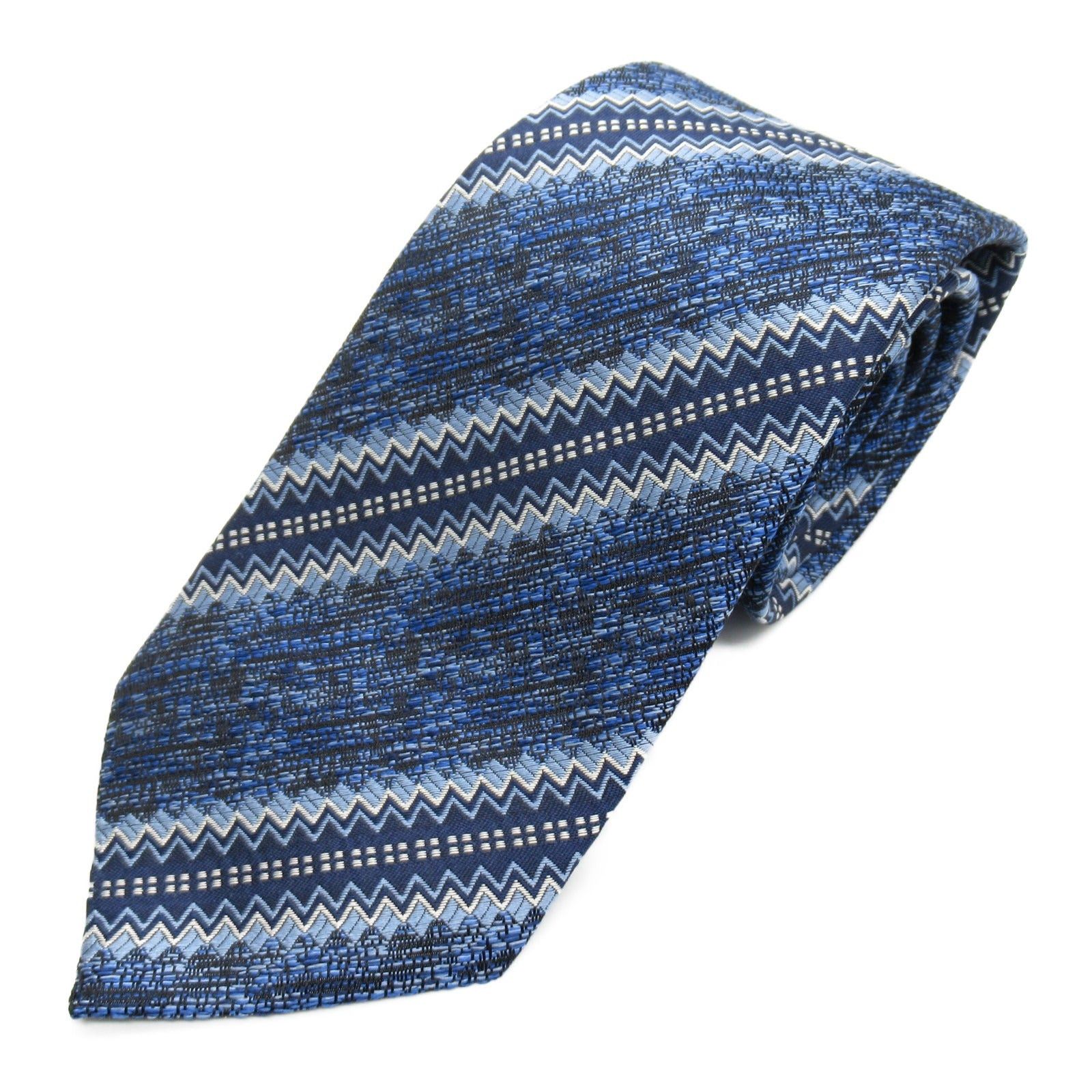 Missoni Missoni Tie Silk Blue Size ONE SIZE - 1 Thumbnail