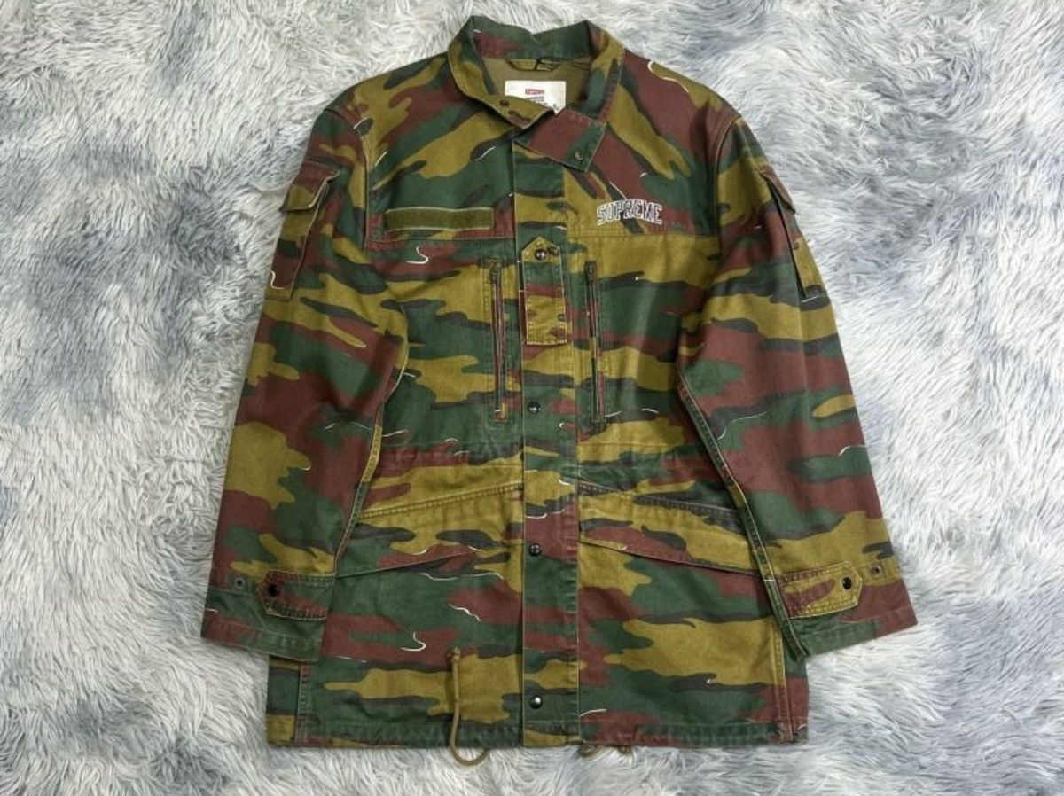 Supreme SS18 Infantry Jacket Jigsaw Camo parka jacket