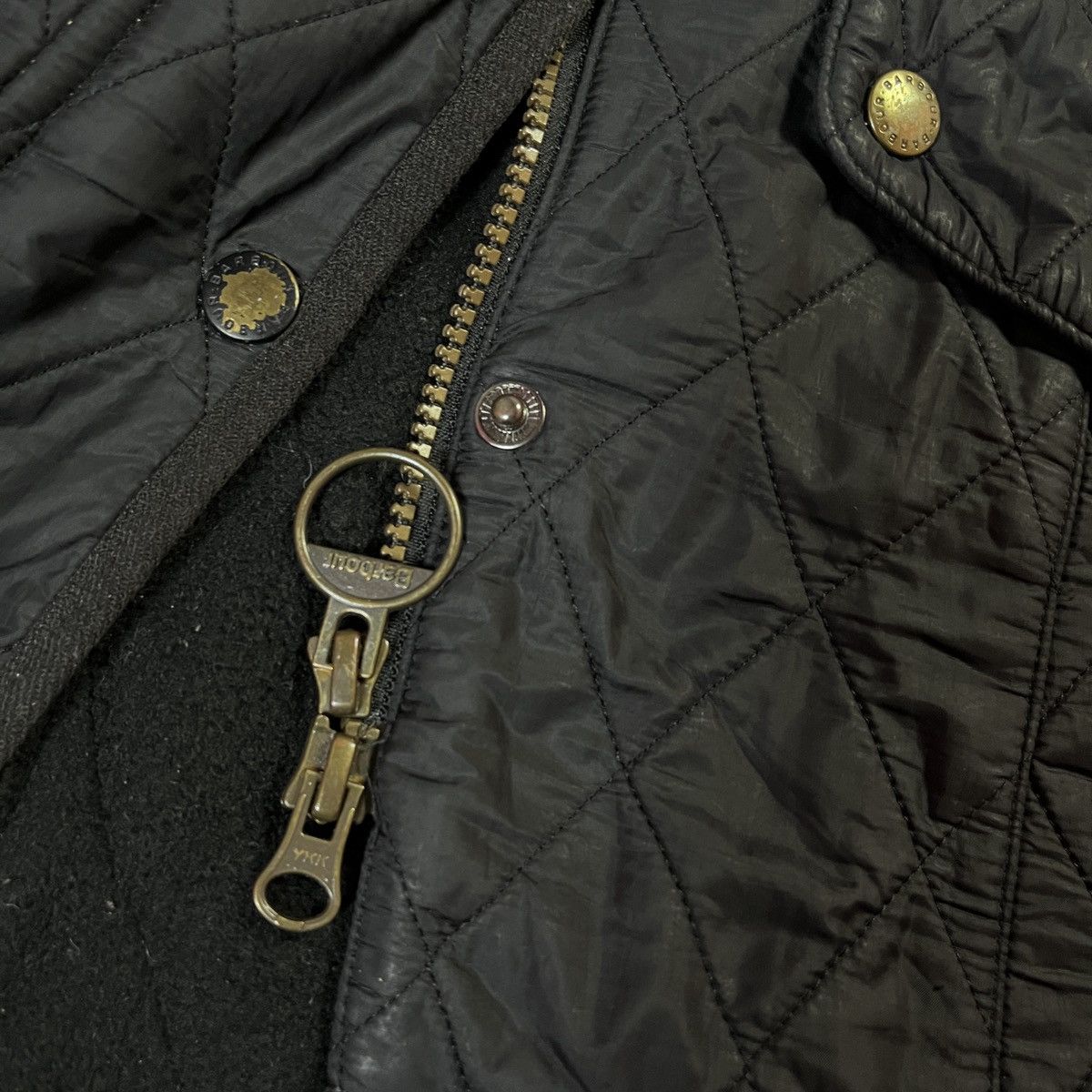 Barbour 2000s Barbour Heritage Quilted Jacket Heritage Riding Coat Size M / US 6-8 / IT 42-44 - 5 Thumbnail