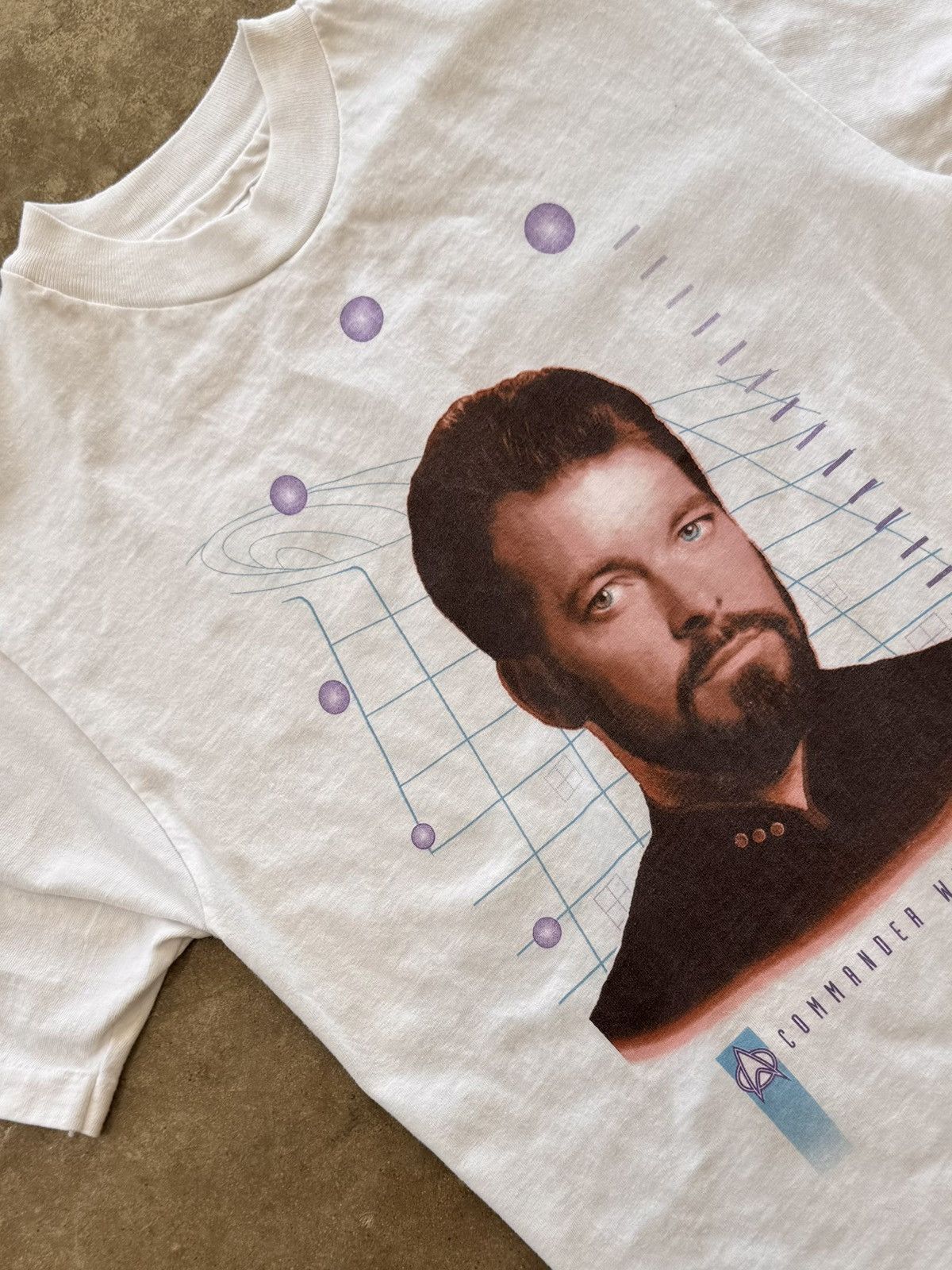 Vintage Vintage 90’s Star Trek Commander Willam Riher SS Tee Small Size US S / EU 44-46 / 1 - 1 Thumbnail