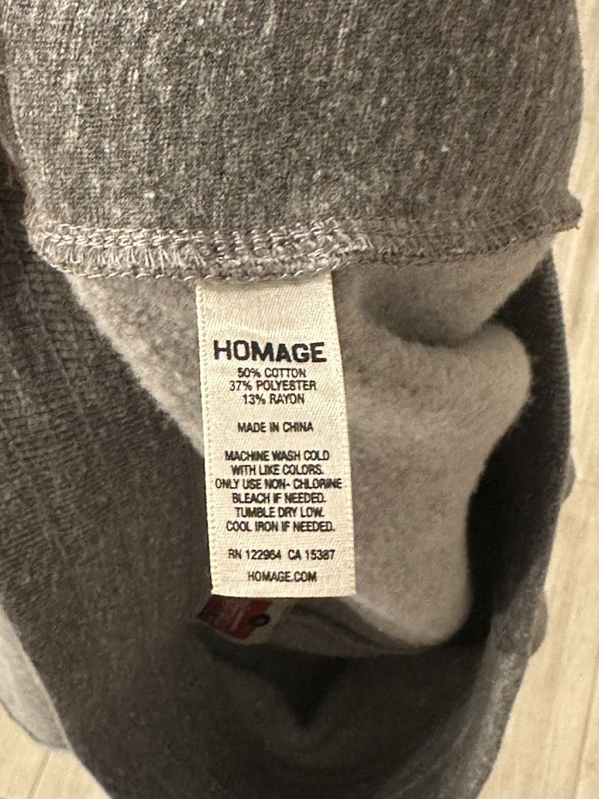 Homage Men's Homage Go-To Sweat Shorts Grey Size L Large Used Size US 36 / EU 52 - 5 Thumbnail