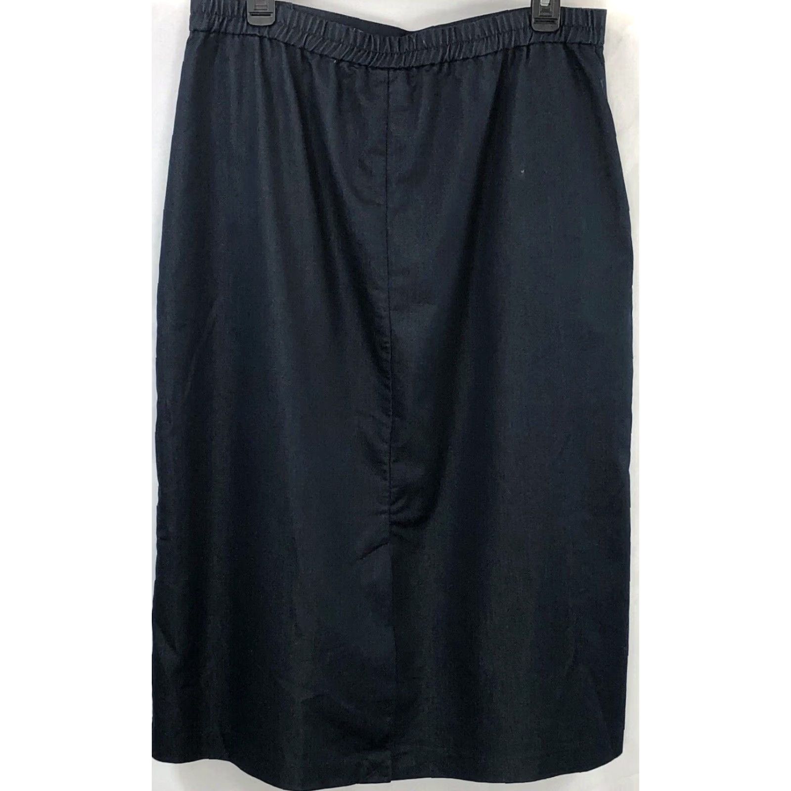 Vintage VINTAGE BonWorth Chambray Midi Skirt M Blue 32"W Pockets Boho Prairie Modest Women Skirt Mens Womens Girls? Size 32" / US 10 / IT 46 - 2 Thumbnail