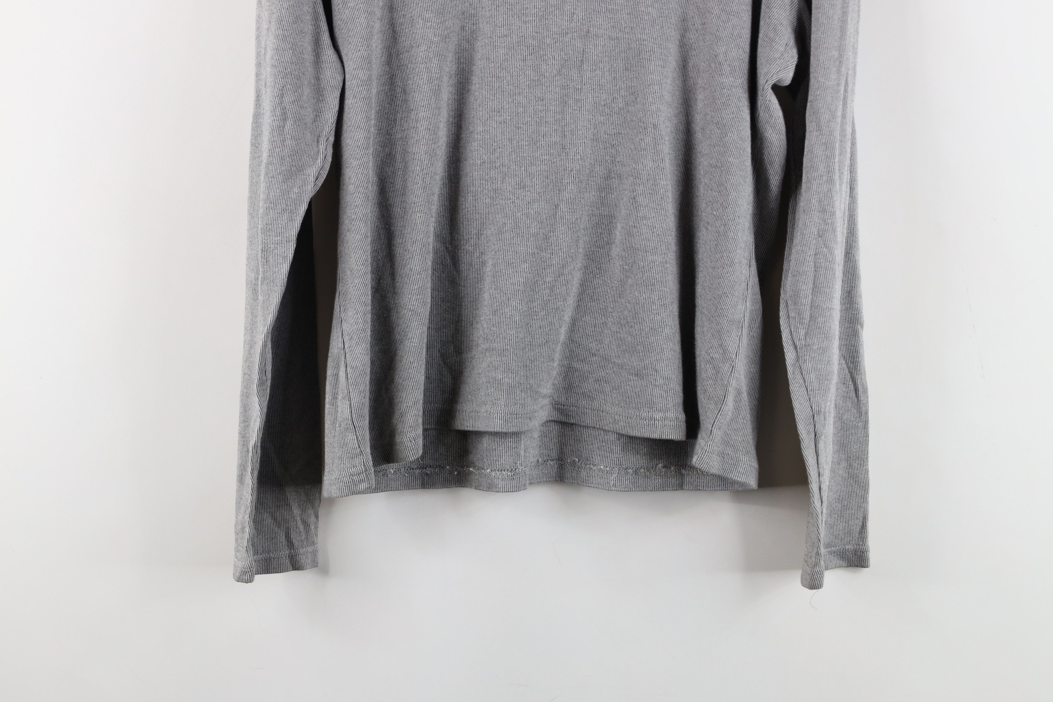 Express Vintage 90s Express Ribbed Knit Cropped Long Sleeve T-Shirt Size S / US 4 / IT 40 - 11 Thumbnail