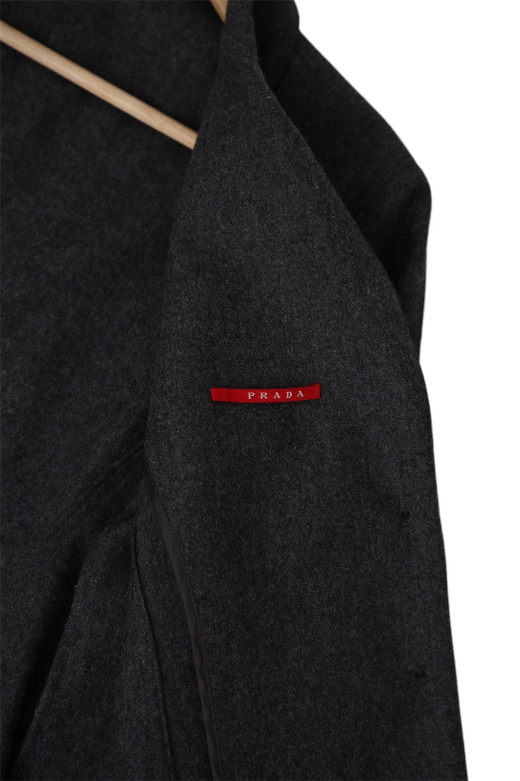 Prada × Vintage Vintage Prada women wool coat grey Size M / US 6-8 / IT 42-44 - 5 Thumbnail