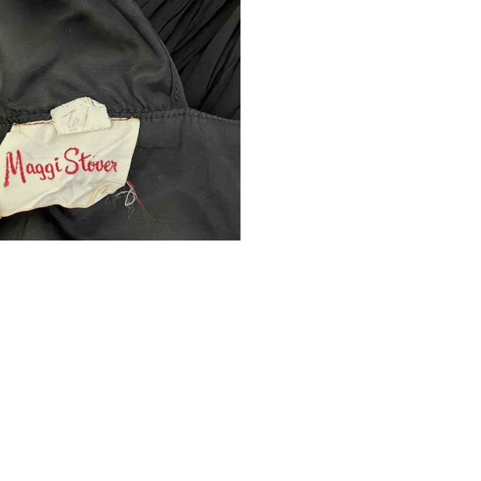 Vintage VINTAGE Maggie Stover Black Chiffon Illusion Cocktail Dress XS/S 50s Party Rockabilly Size XS/S Womens Size XS / US 0-2 / IT 36-38 - 9 Thumbnail