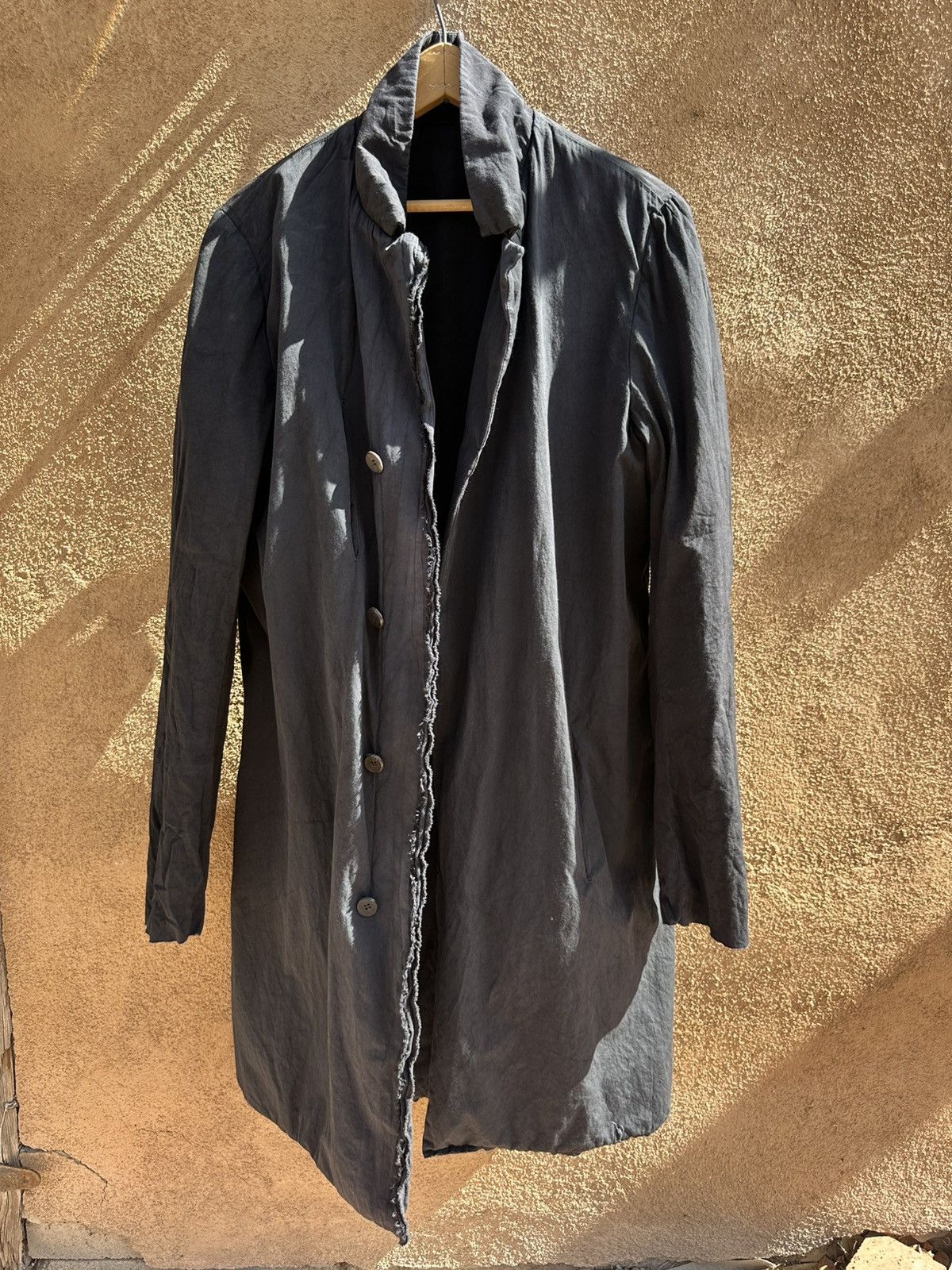 Carpe Diem C Diem Black Cotton Double Coat Jacket Size US M / EU 48-50 / 2 - 13 Thumbnail